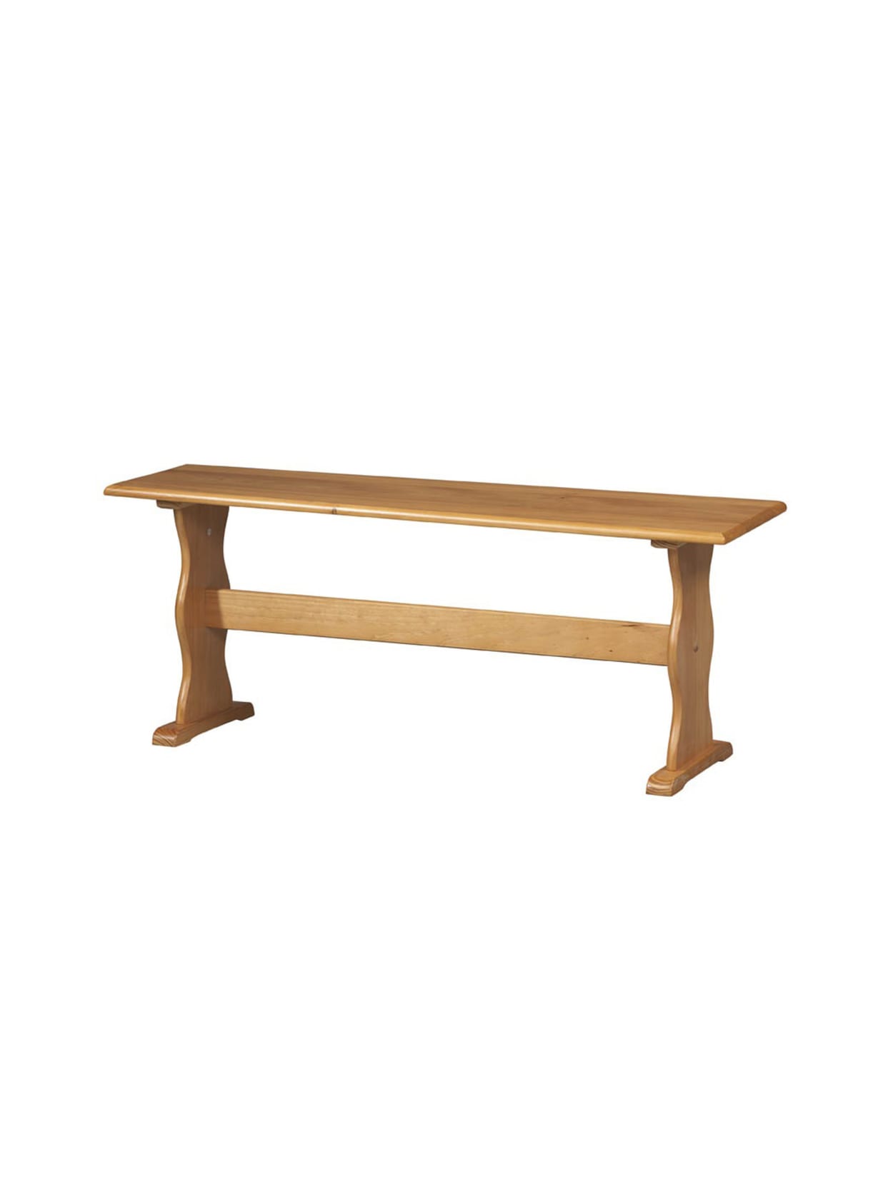 Linon Home Decor Products Jessica Bench Honey Pine Office Depot