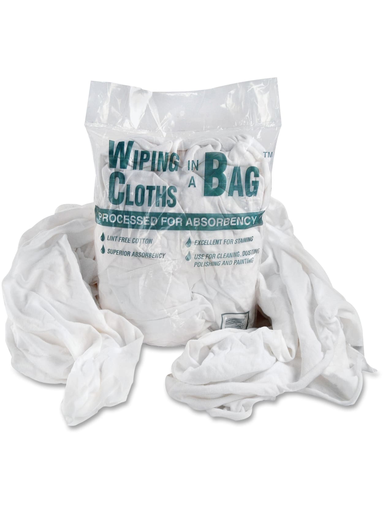 Bag A Rags Office Snax Cotton Wiping Cloths Cloth 16 Oz 1 Lb 12
