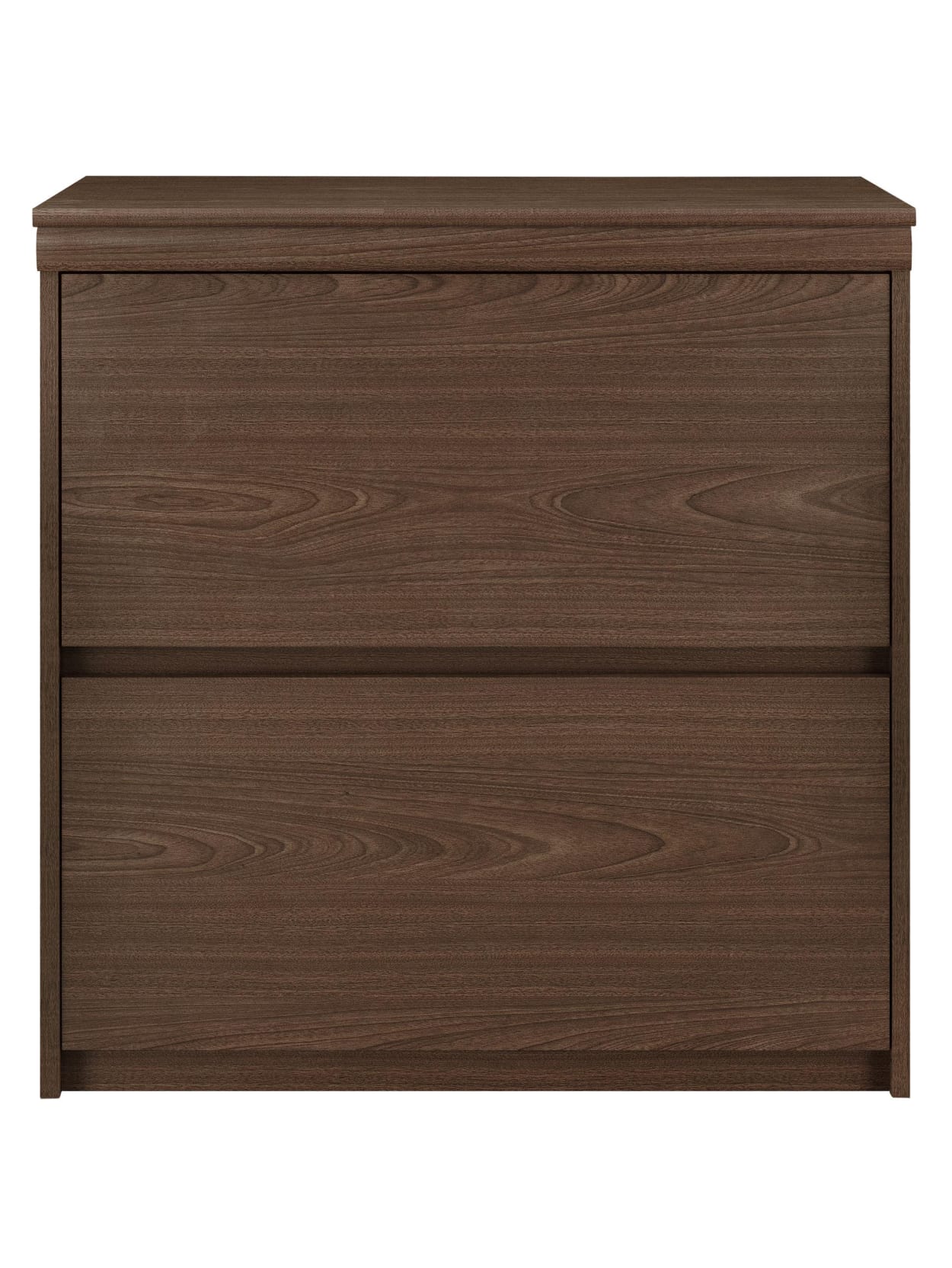 Ameriwood Home Presley 30 W Lateral 2 Drawer File Cabinet Dark Cherry Office Depot