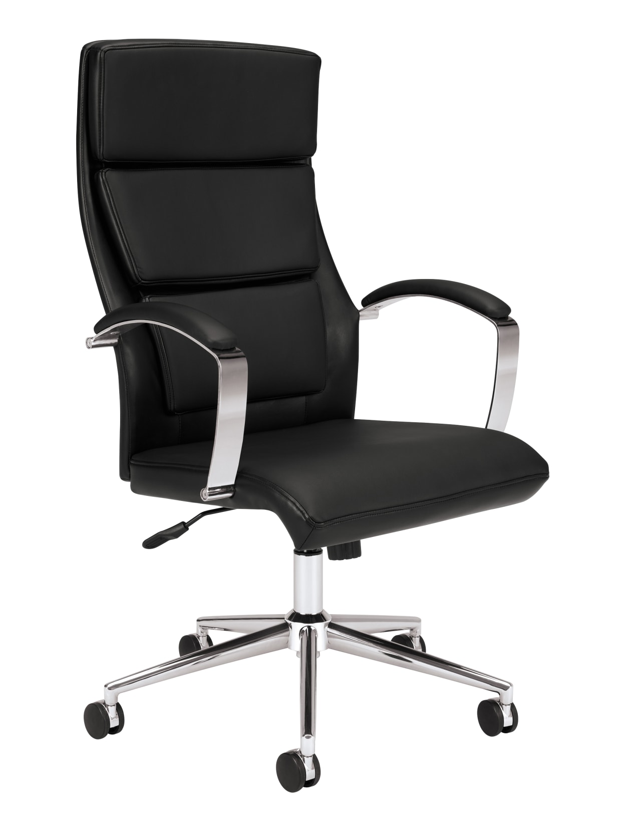 Hon Leather High Back Chair Black Office Depot
