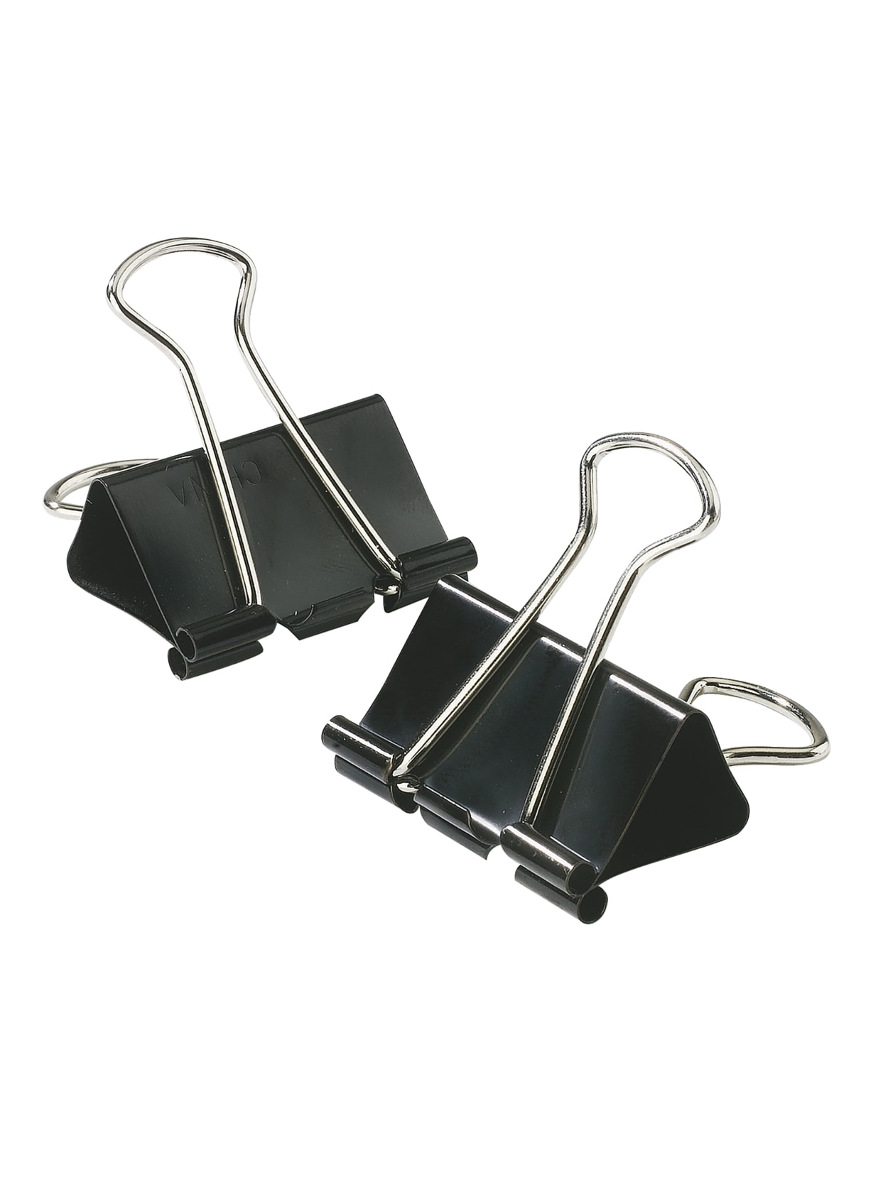 Office Depot Brand Binder Clips Small 34 Wide 38 Capacity Black Pack Of 36 Office Depot