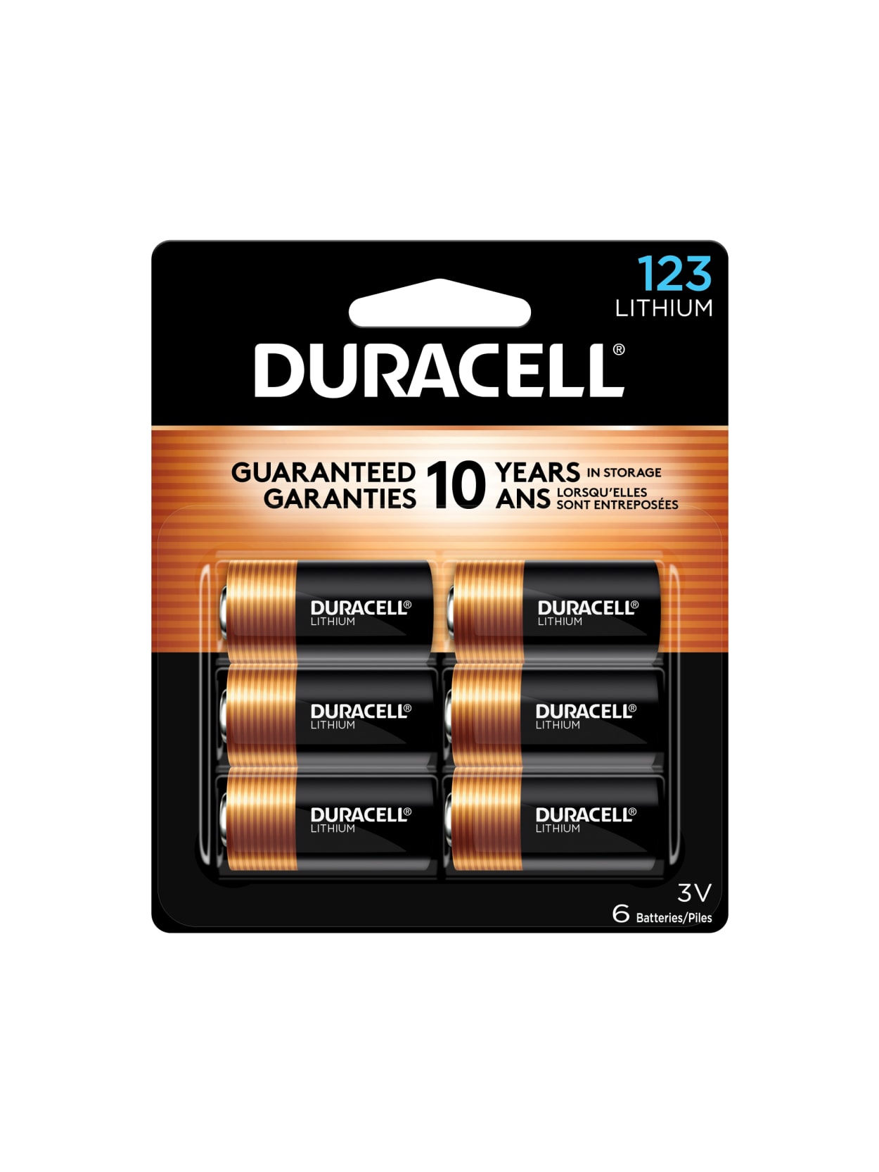 Duracell 3 Volt Lithium 123 Batteries 6pk Office Depot