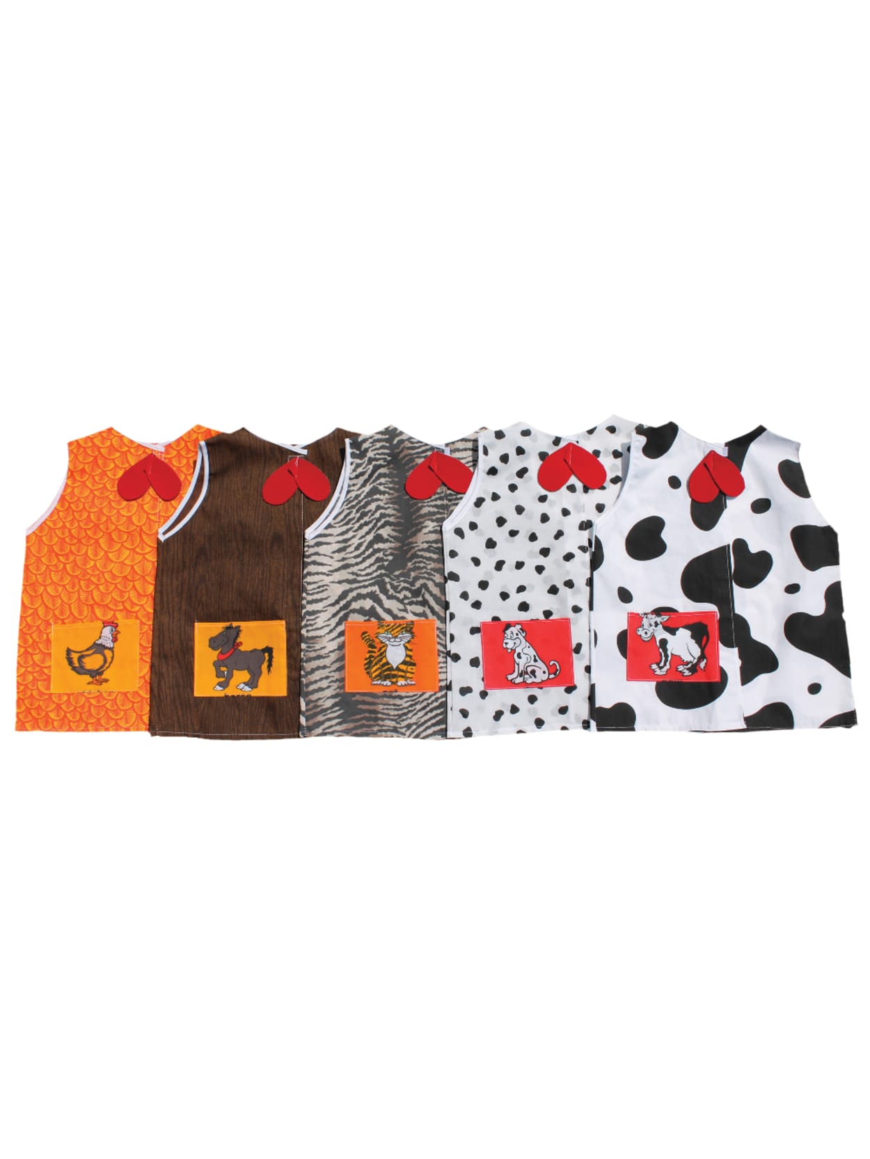 Dexter Educational Toys Animal Toddler Dress Up Set Cat Dog Cow