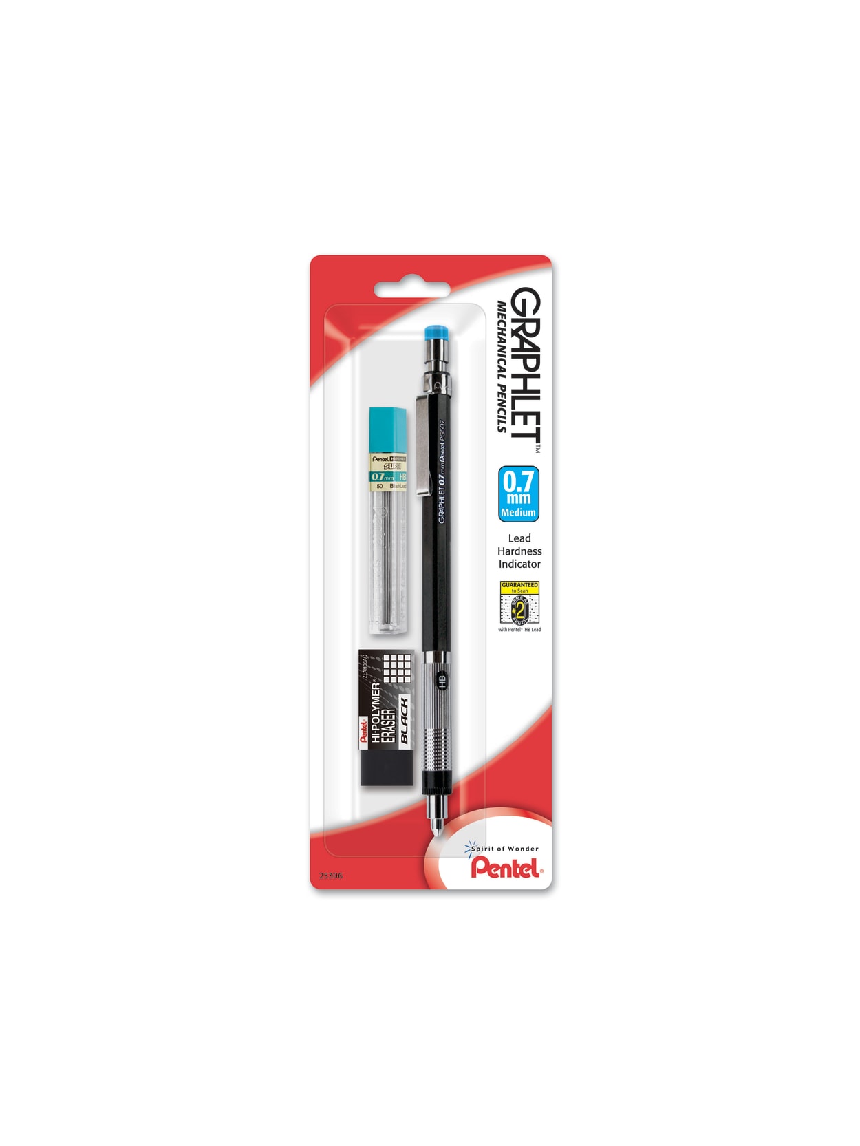 Pentel Graphlet Mechanical Pencil 0 7 Mm Blue Barrel Office Depot