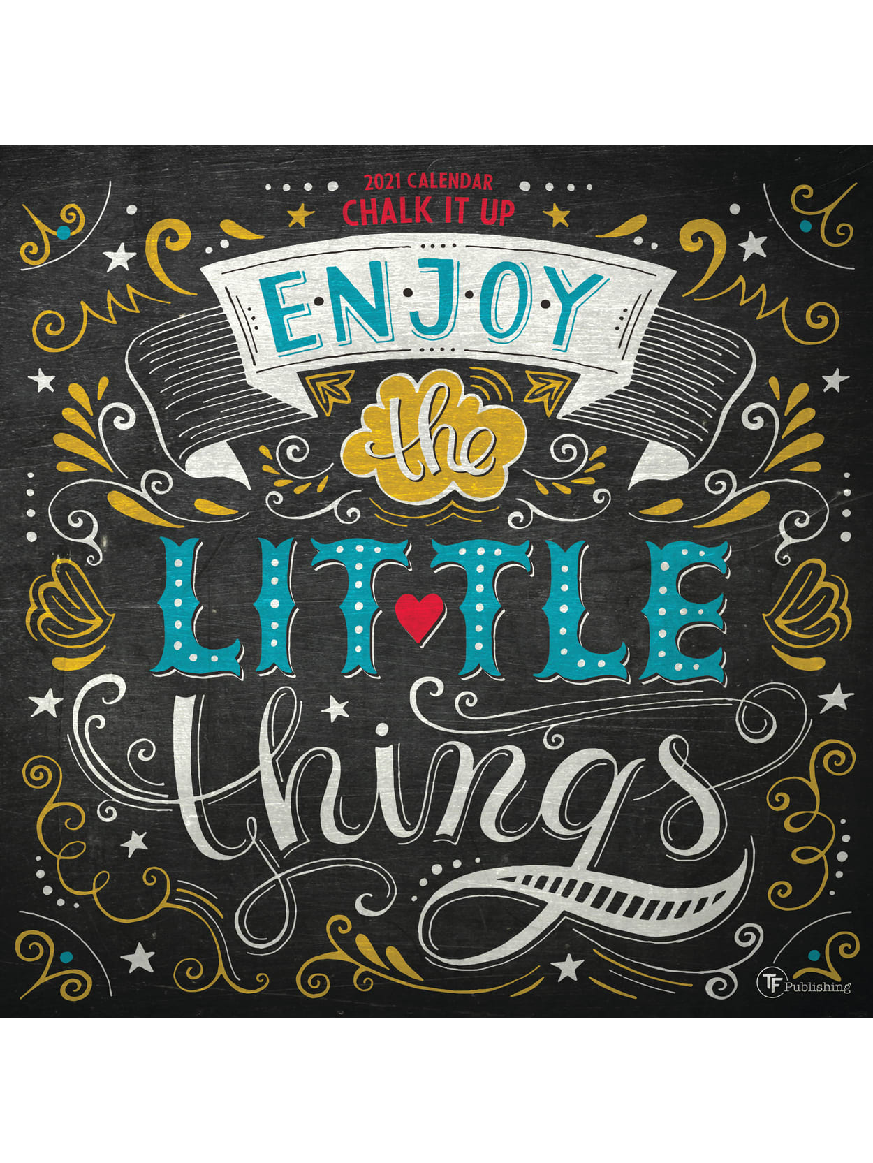 Chalk It Up Monthly Wall Calendar 21 Office Depot
