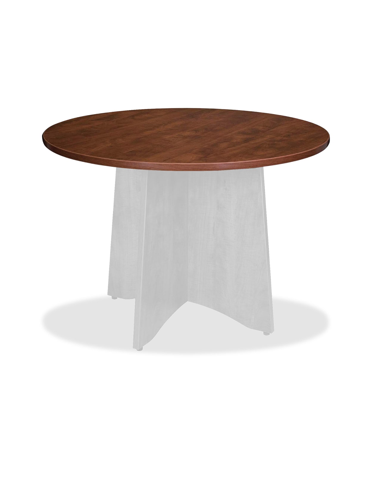Lorell Essentials Round Table Top 48 D Cherry Office Depot