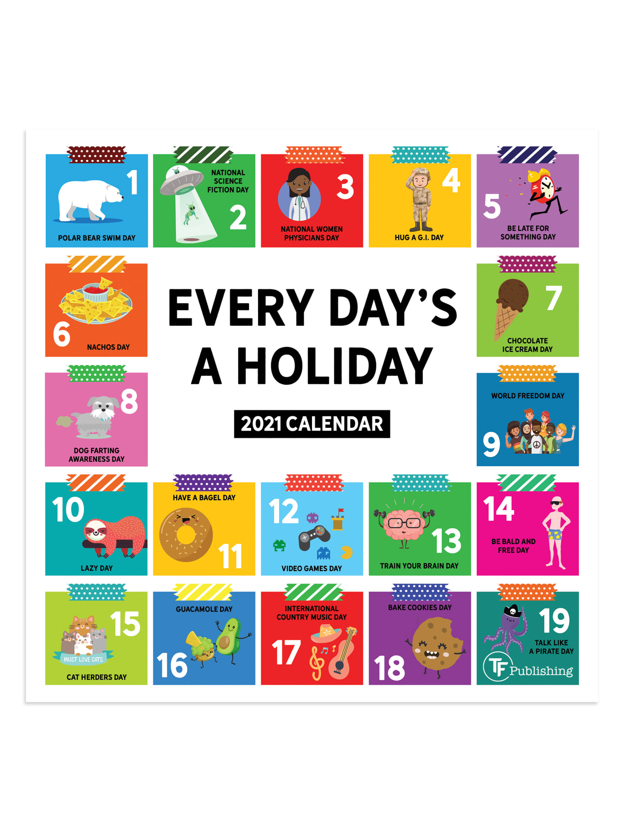Tf Publishing 2022 Every Days A Holiday Calendar