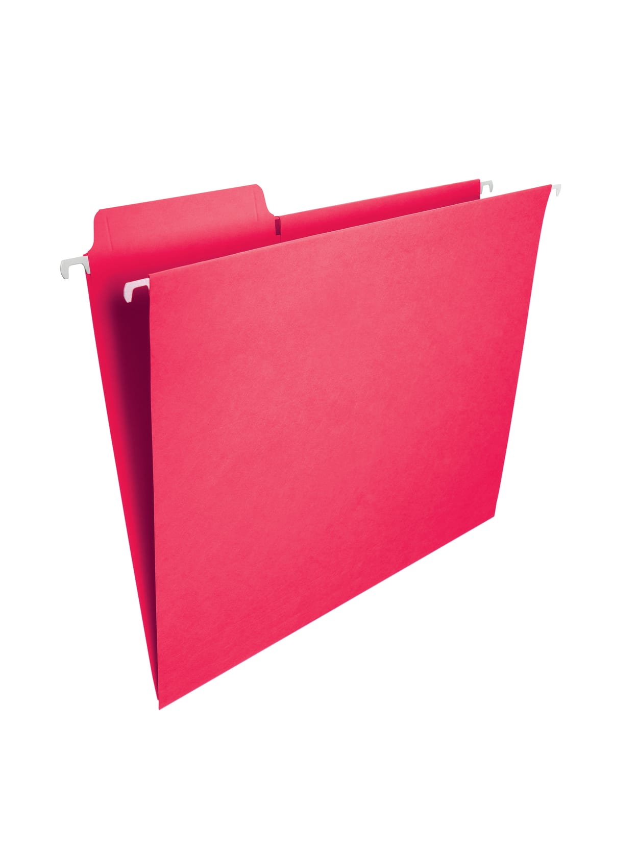 Smead Fastab Hanging File Folders Letter Size Red Box Of 20 Office Depot