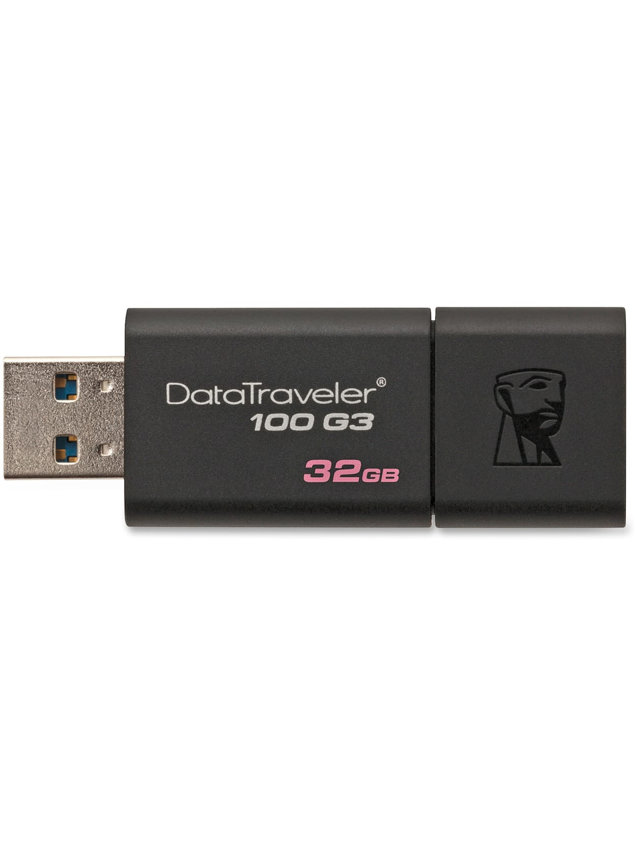 Kingston 32gb Usb 3 0 Datatraveler 100 G3 32 Gb Usb 3 0 Black 5 Year Warranty Office Depot