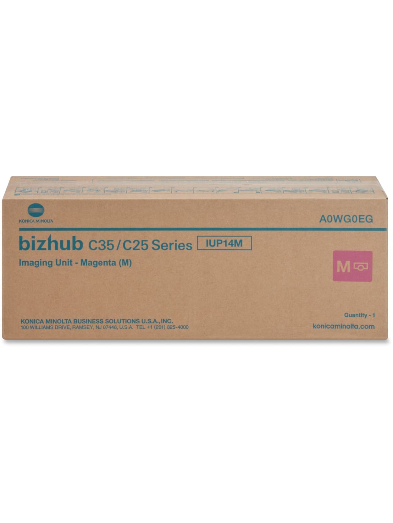Konica Minolta Iup 14m Magenta Original Printer Imaging Unit For Bizhub C35 C35p Office Depot