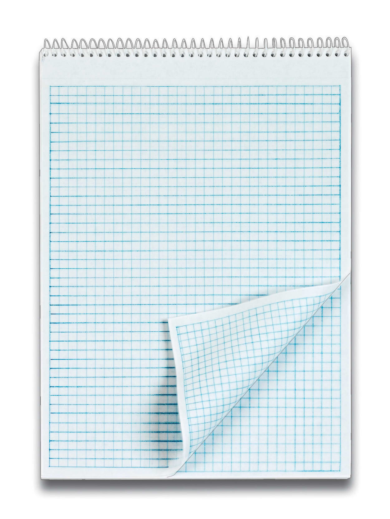 Tops Docket Wirebound Quadrille Pad 8 12 X 11 35 Sheets White Office Depot