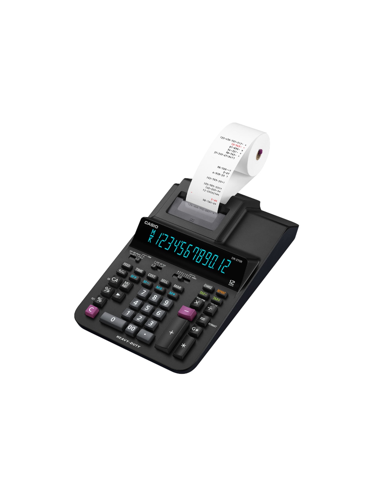 Printing Casio DR270TM 2Color Professional Desktop Printing