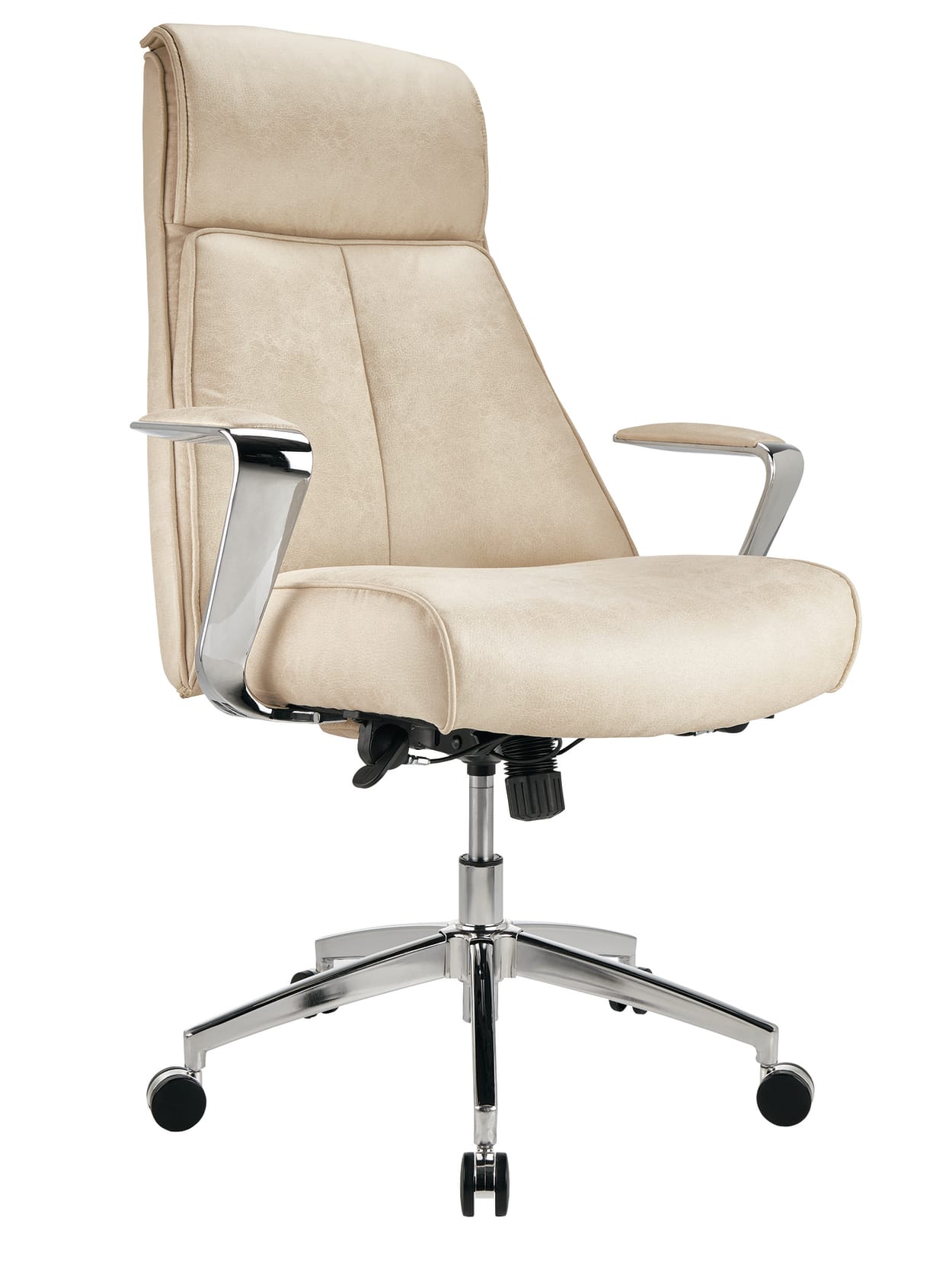 Realspace Devley High Back Chair Cream Office Depot