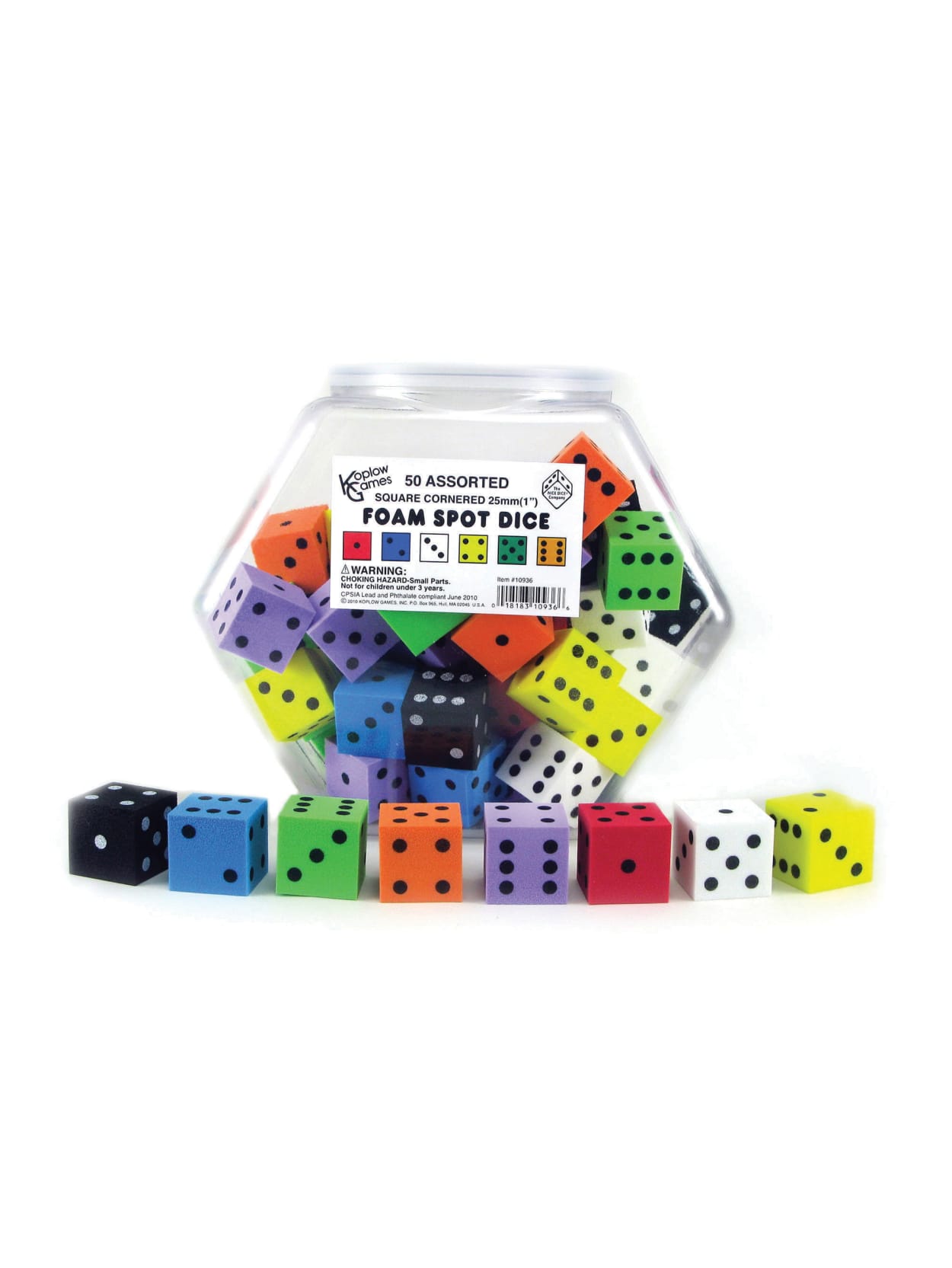 Koplow Games Foam Dot Dice 1 Tub Of 50 Dice Office Depot Check out our koplow selection for the very best in unique or custom, handmade pieces from our shops. koplow games foam dot dice 1 tub of 50 dice item 5857428