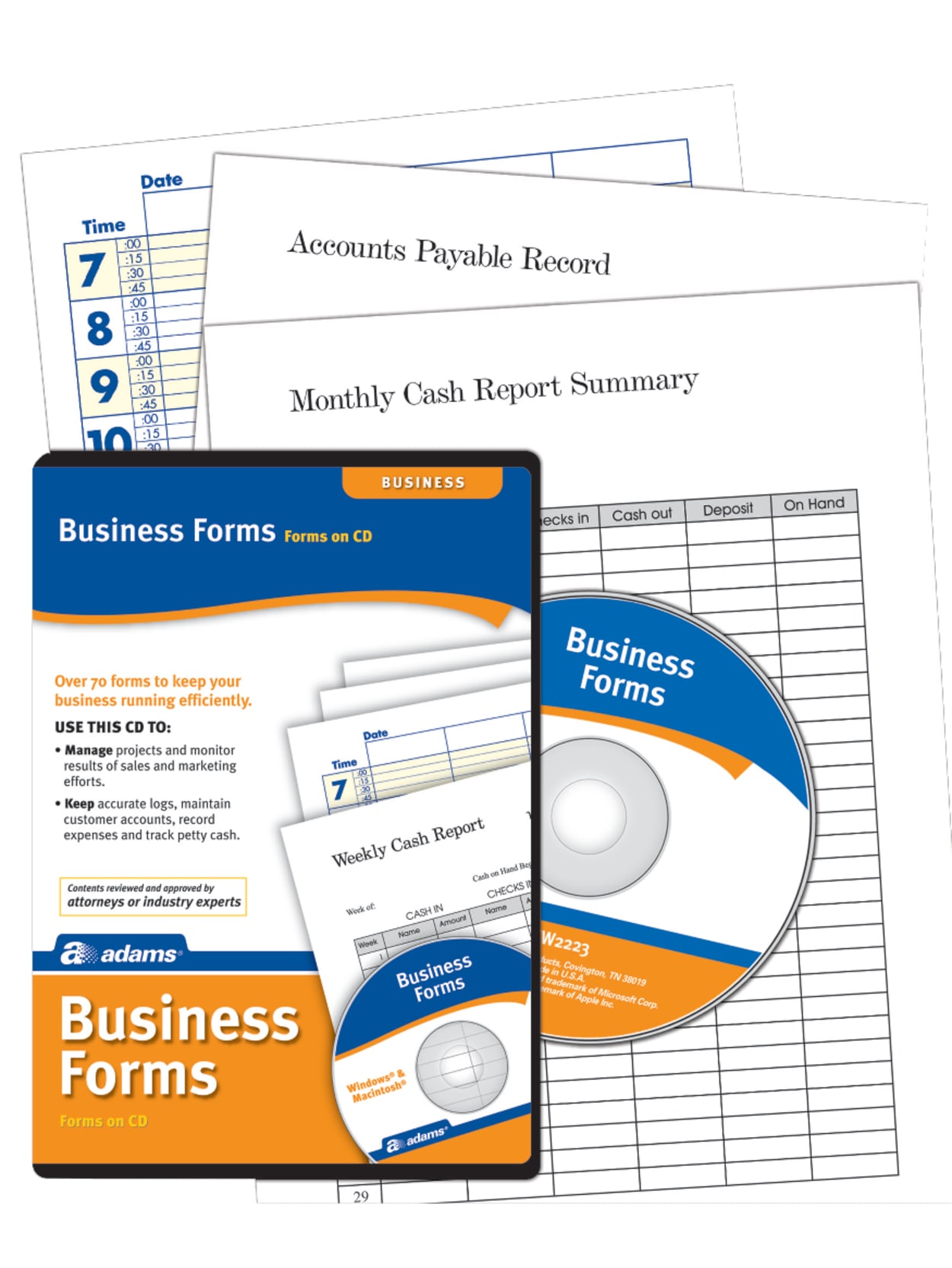 Adams Business Forms Software Disc Office Depot