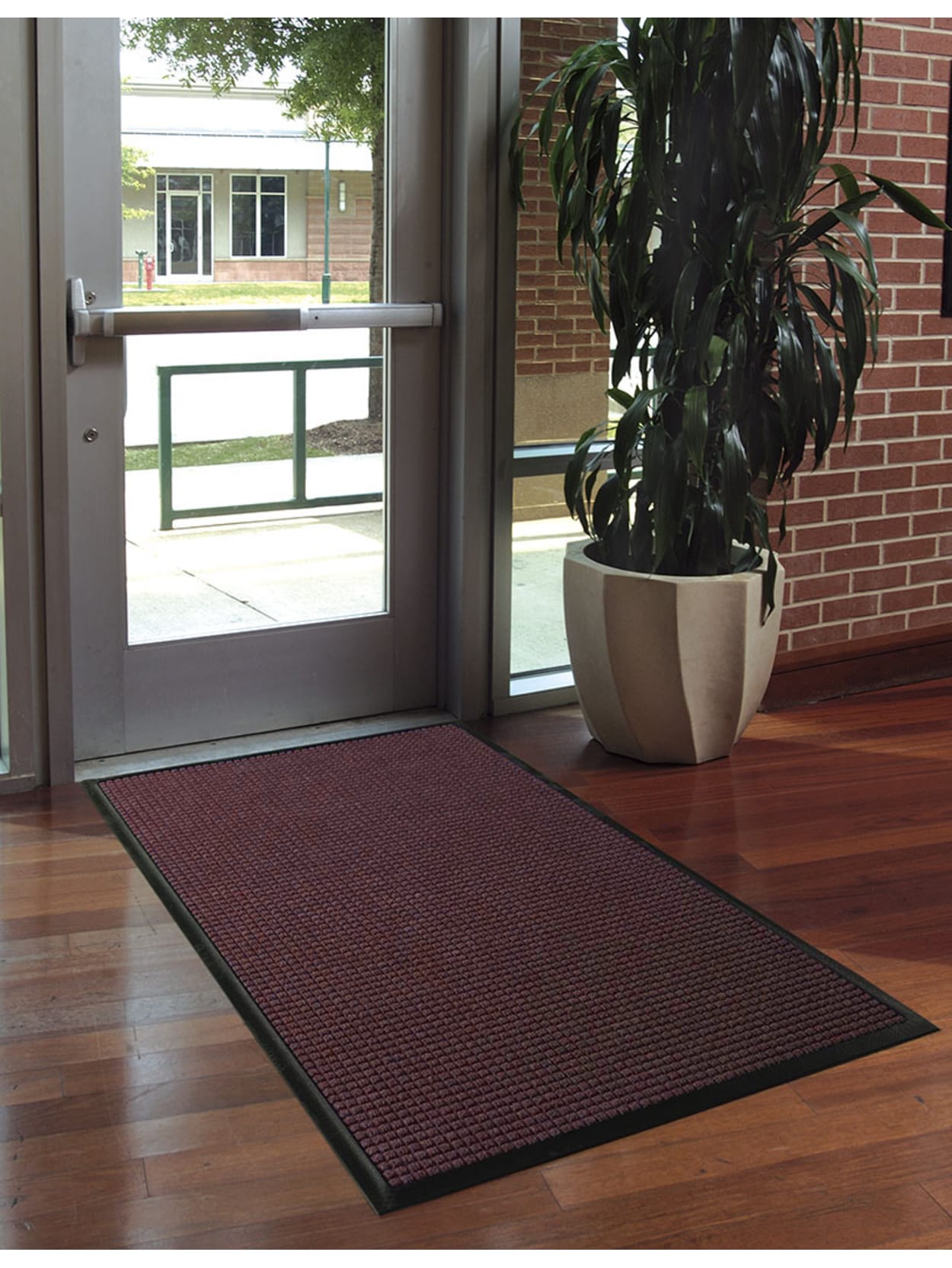 Waterhog Floor Mat Classic 6 X 20 Bordeaux Office Depot