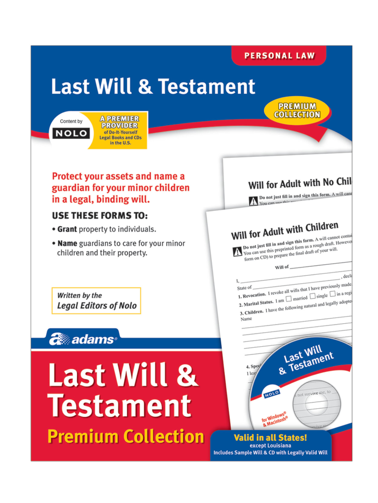 Adams Last Will And Testament Office Depot