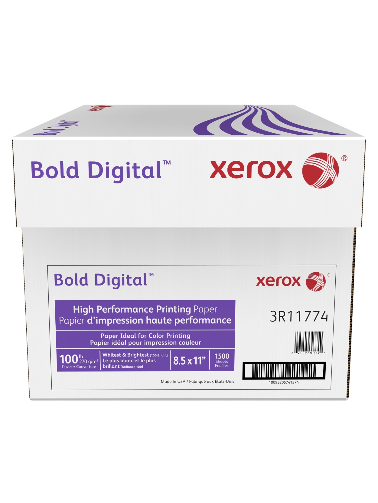Xerox Bold Digital Printing Paper Letter Size 8 12 X 11 100 U S
