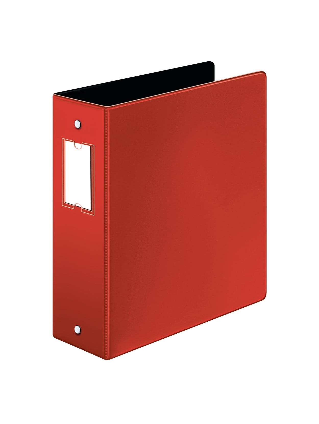 Cardinal Easyopen 3 Ring Binder With Premier Locking Rings 3 Round Rings 60percent Recycled Red Office Depot
