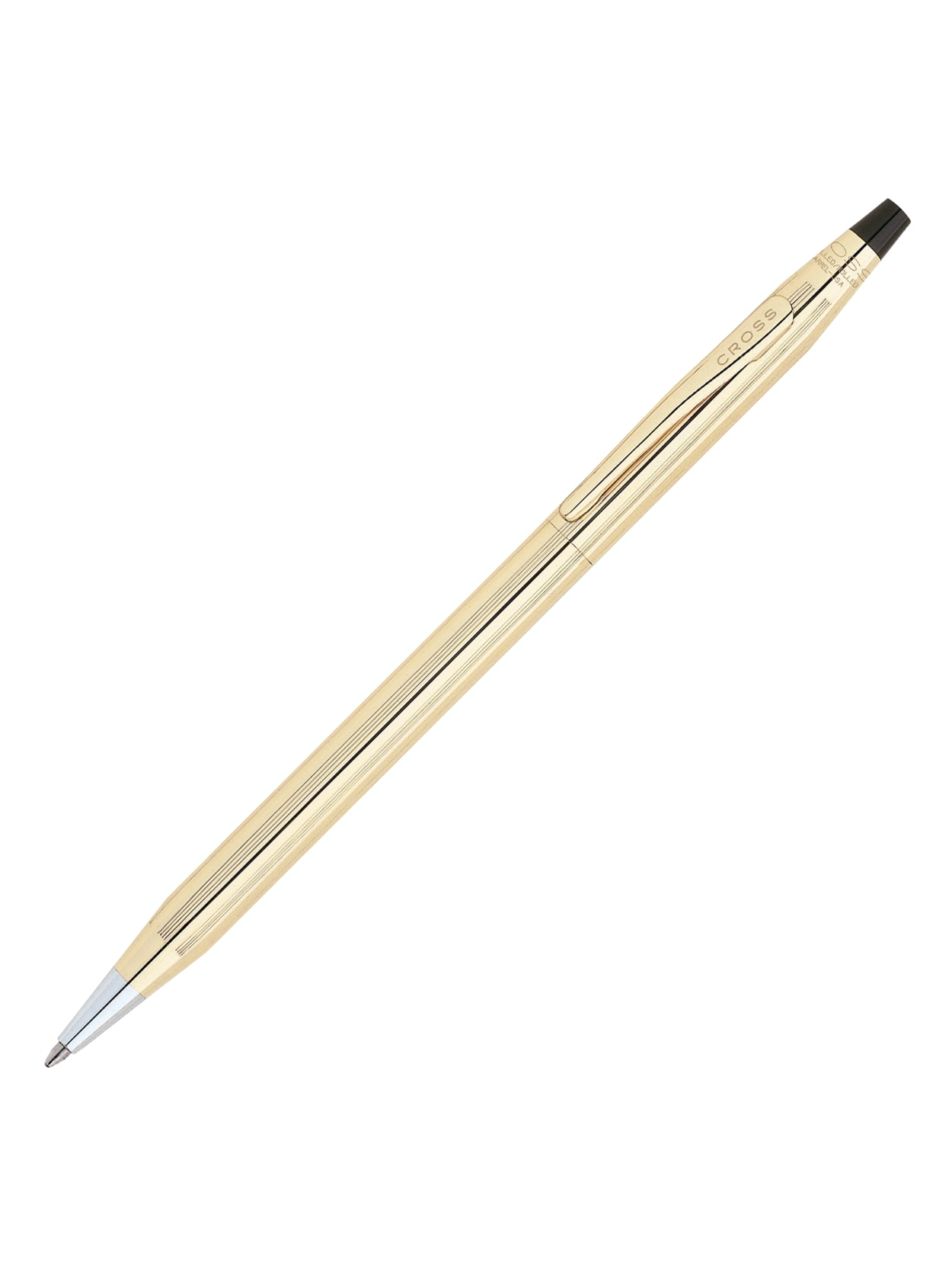 Cross Classic Century 10 Karat Gold Filled Ballpoint Pen Medium Point 1 0 Mm Gold Barrel Black Ink Office Depot