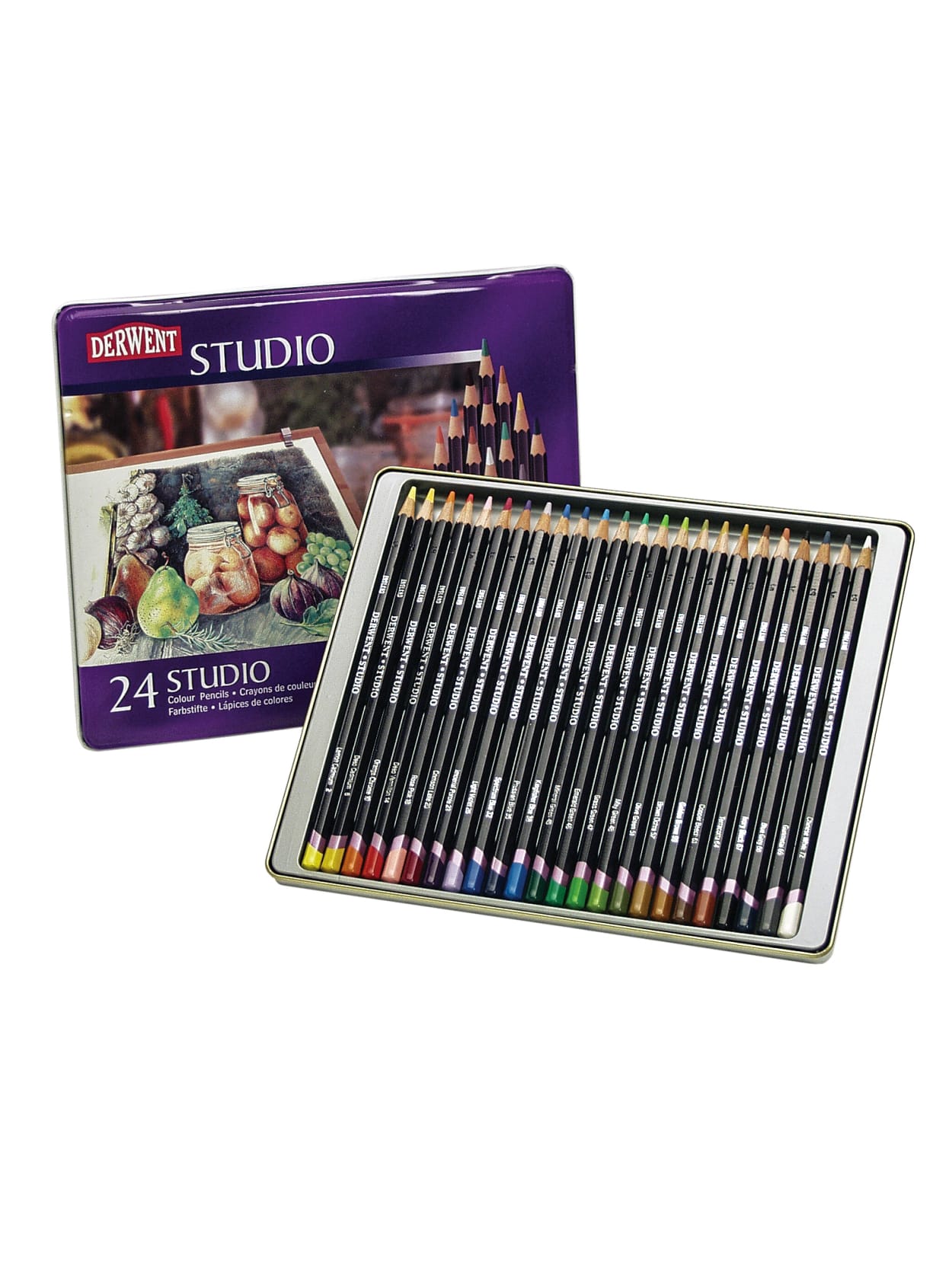 Derwent Studio Pencil Set Assorted Colors Set Of 24 Pencils Office Depot Derwent artists colouring pencils 6410 to 7200. derwent studio pencil set assorted colors set of 24 pencils item 595021