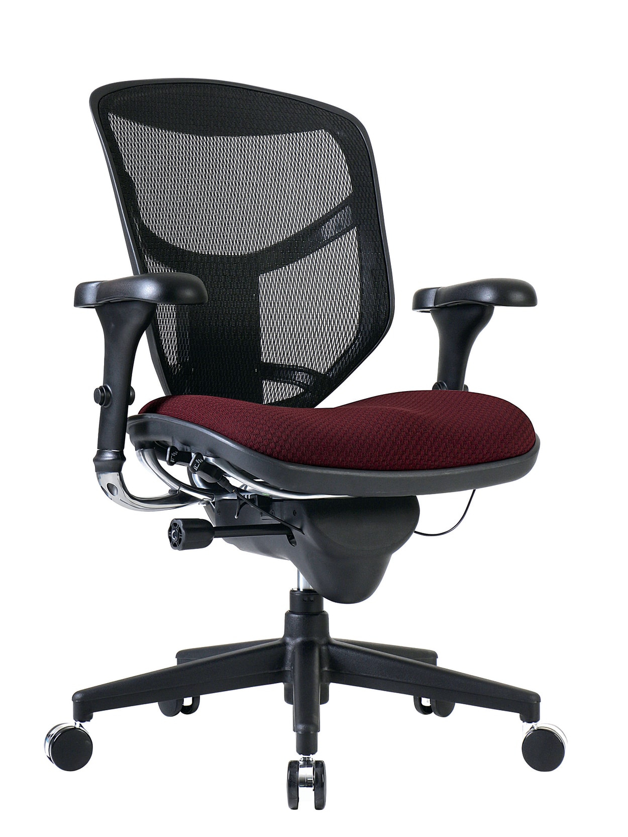 Workpro Quantum 9000 Mesh Chair Burgundy Office Depot