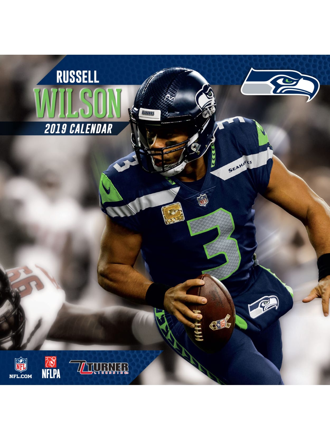 Turner Sports Monthly Wall Calendar 12 X 12 Seattle Seahawks