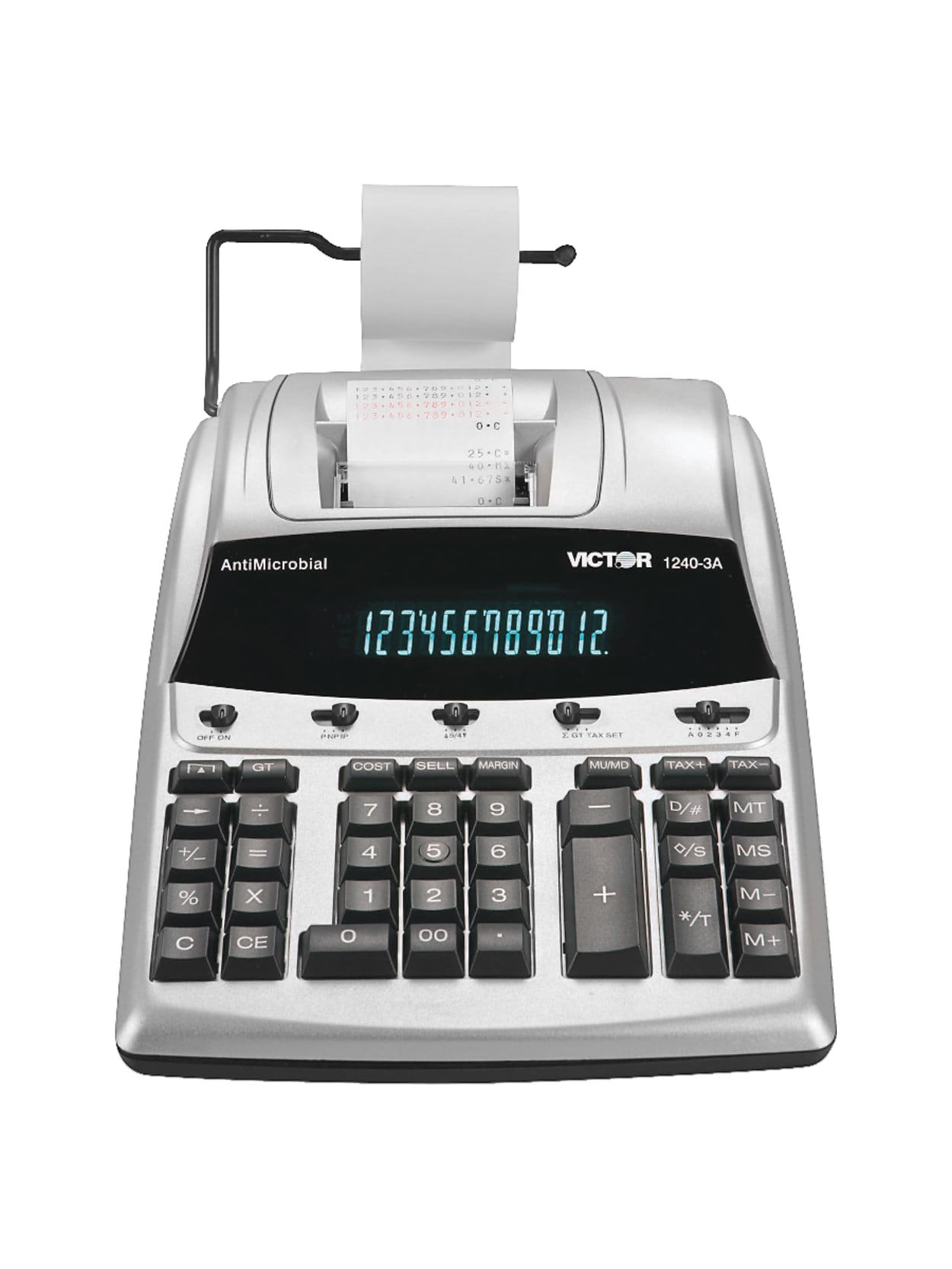 Victor 1240 3a 12 Digit Heavy Duty Commercial Printing Calculator