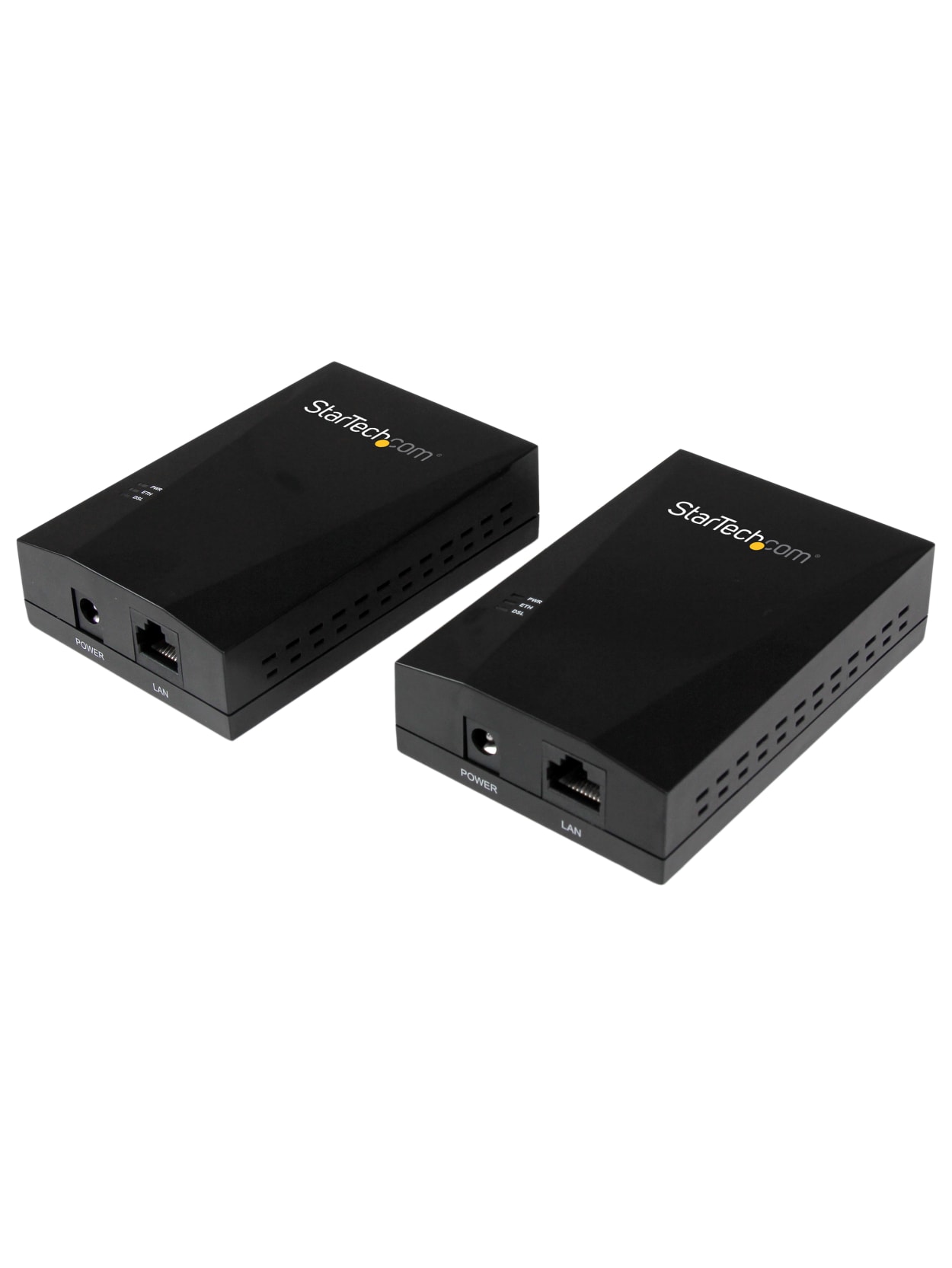 Startech Com Vdsl2 Ethernet Extender Kit Over Single Pair Wire 10100mbps 1 5km Scale Your 10100 Mbps Ethernet Network Up To 1 5km Over Single Pair Wire Such As Rj11 Phone Lines Long Reach Ethernet