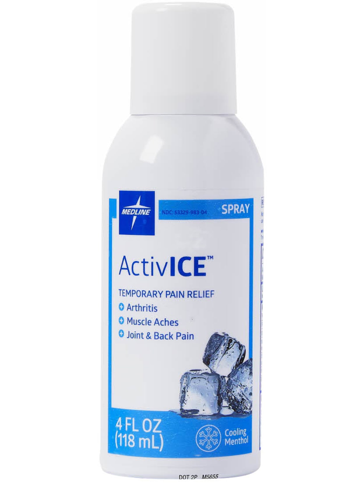 Curad Activice Pain Reliever Spray 4 Oz Office Depot