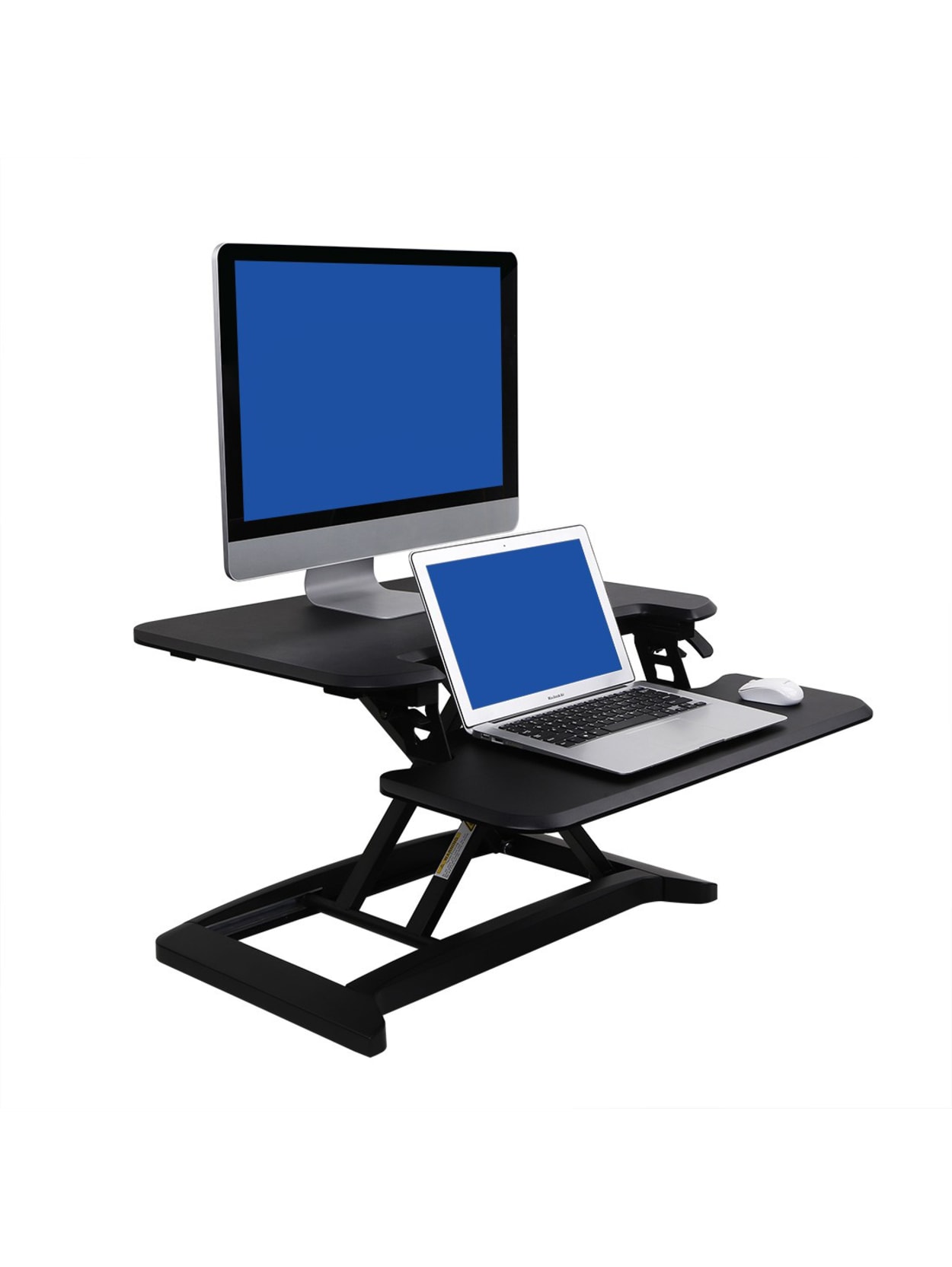 Flexispot Alcoveriser Sit To Stand Desk Converter 28 W Black Office Depot