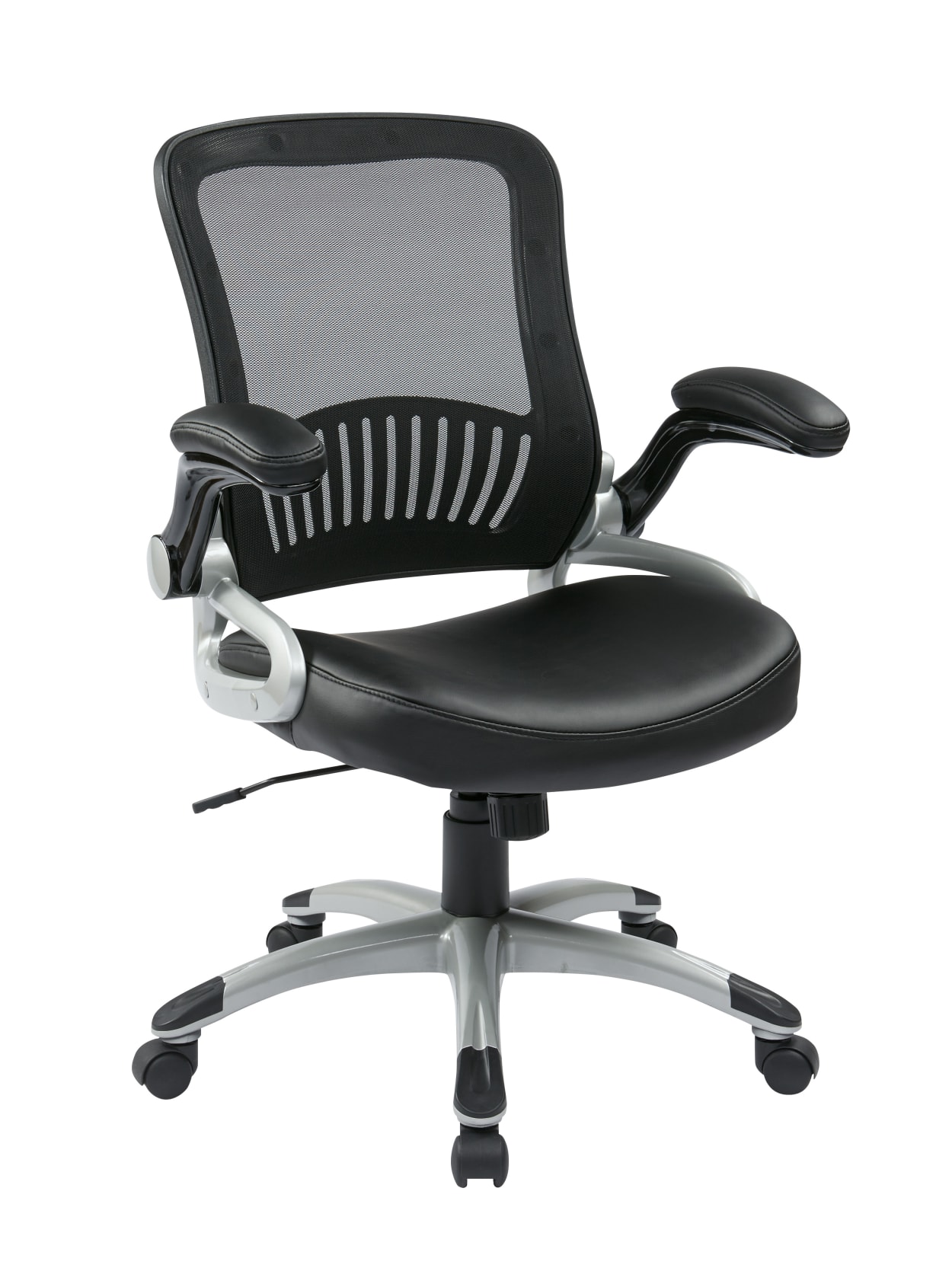 Office Star Work Smart Chair Blacksilver Office Depot
