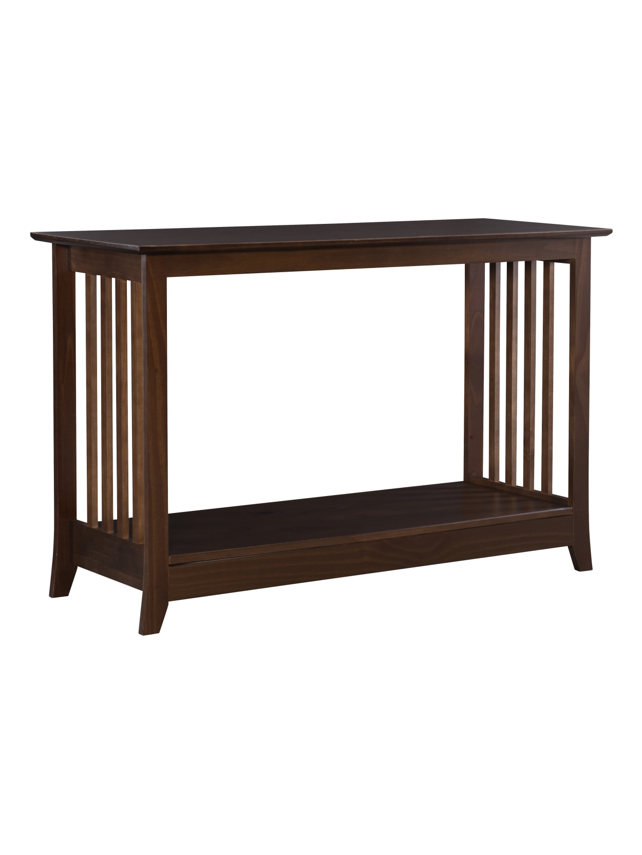 Linon Emeric Console Tableshelf Cappuccino Office Depot