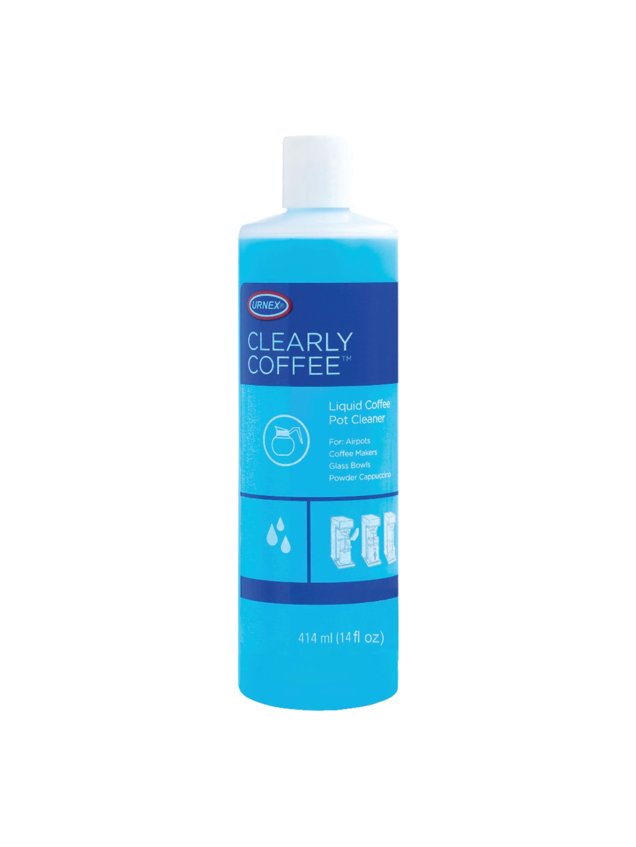 Clearly Coffee Liquid Coffee Pot Cleaner 14 Oz Office Depot