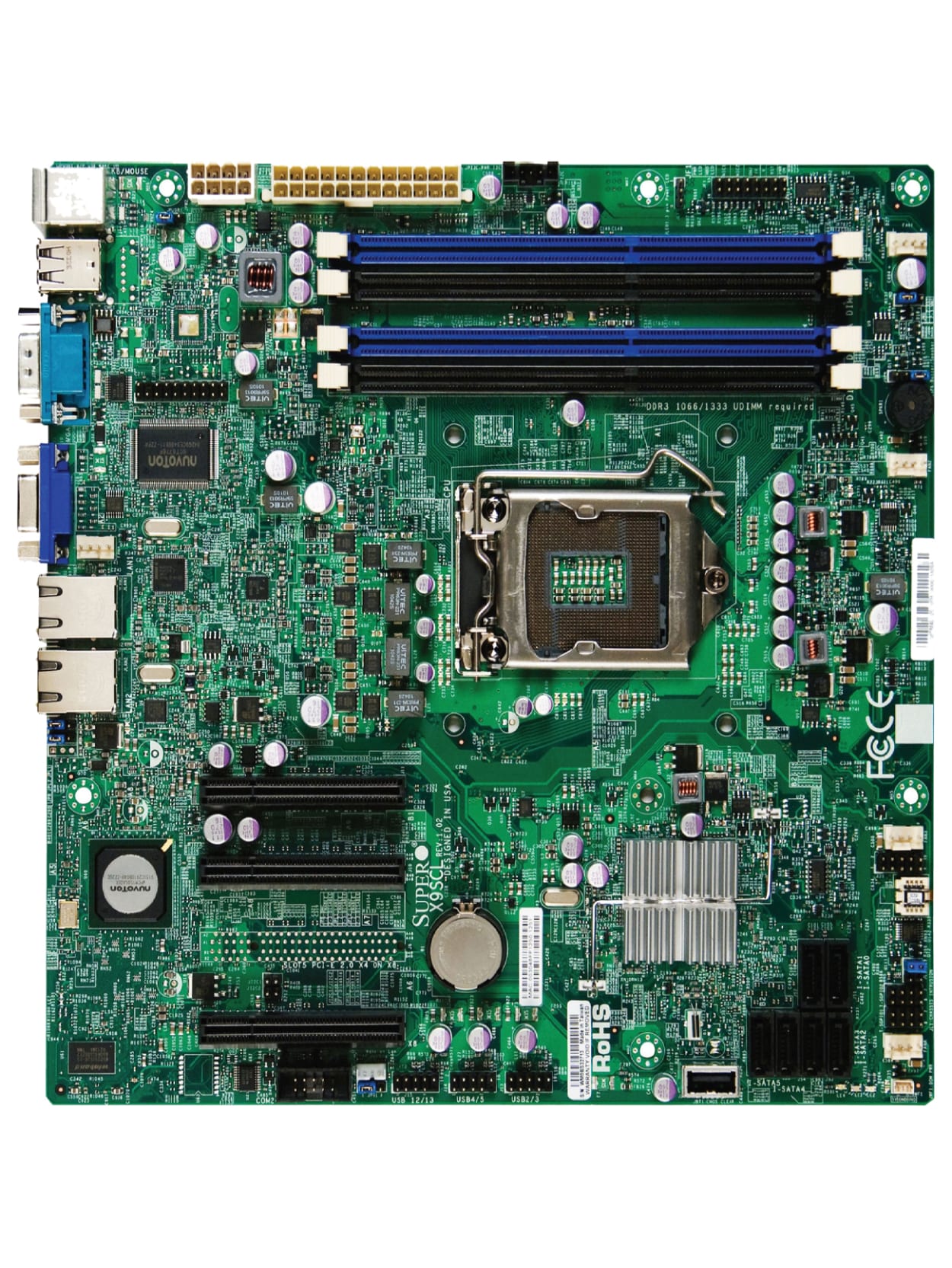 Supermicro X9scl Server Motherboard Intel Chipset Socket H2 Lga 1155 32 Gb Ddr3 Sdram Maximum Ram Ddr3 800pc3 6400 Ddr3 1066pc3 8500 Ddr3 1333pc3 10600 4 X Memory Slots Gigabit Ethernet 2