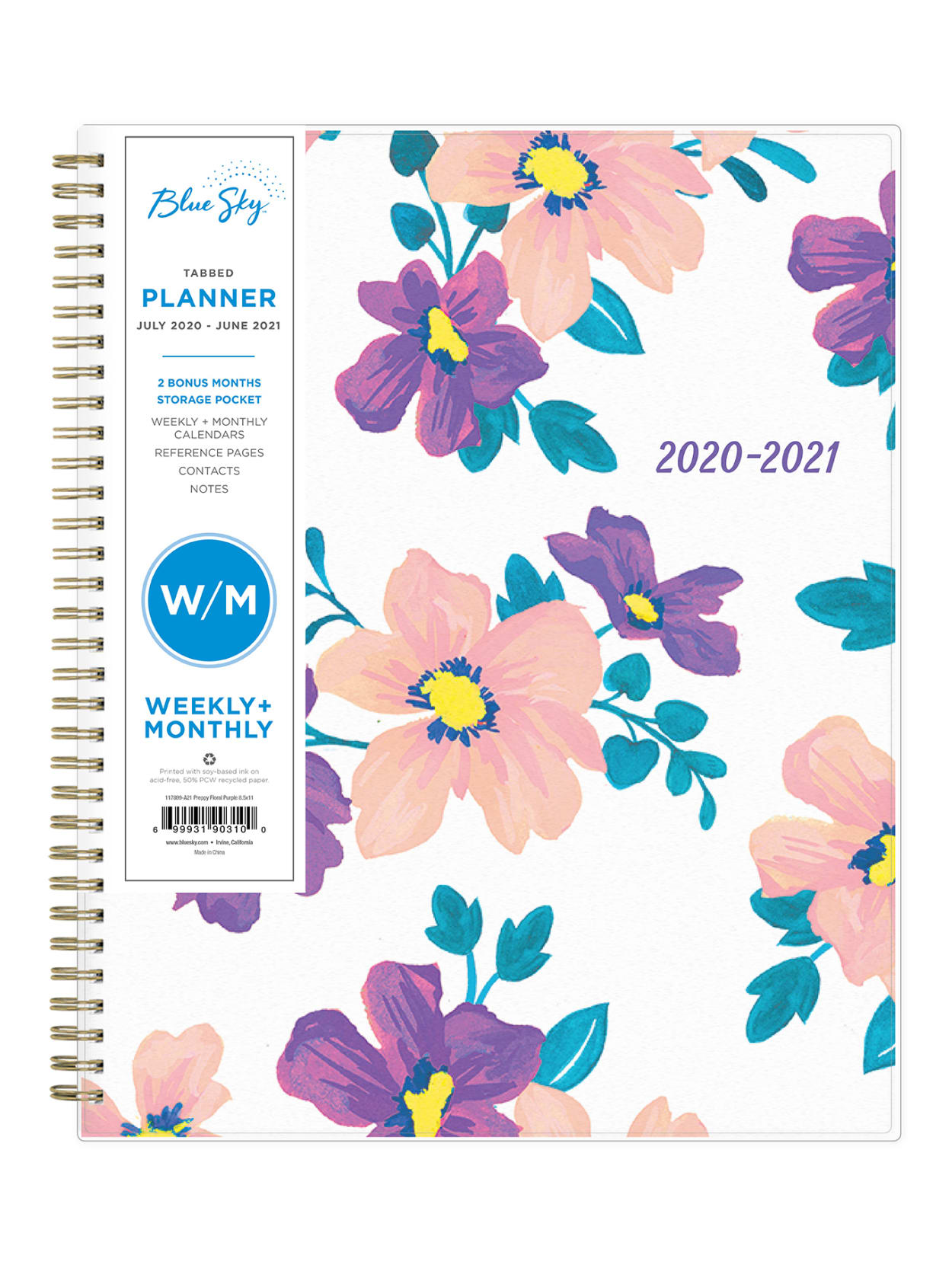 Blue Sky Polypropylene Planner 117899 A Office Depot