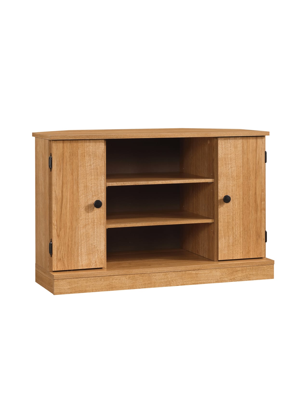 Sauder Beginnings Corner Stand Highland Oak Office Depot