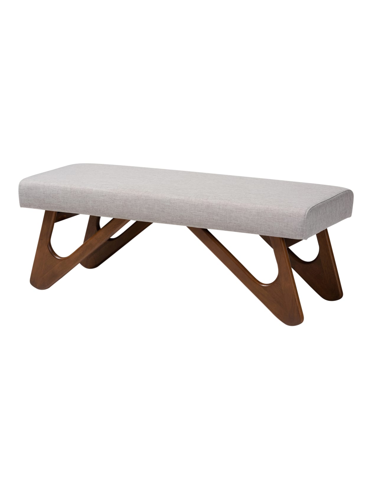 baxton studio shoe cabinet on Baxton Studio Boomerang Bench Beigewalnut Office Depot