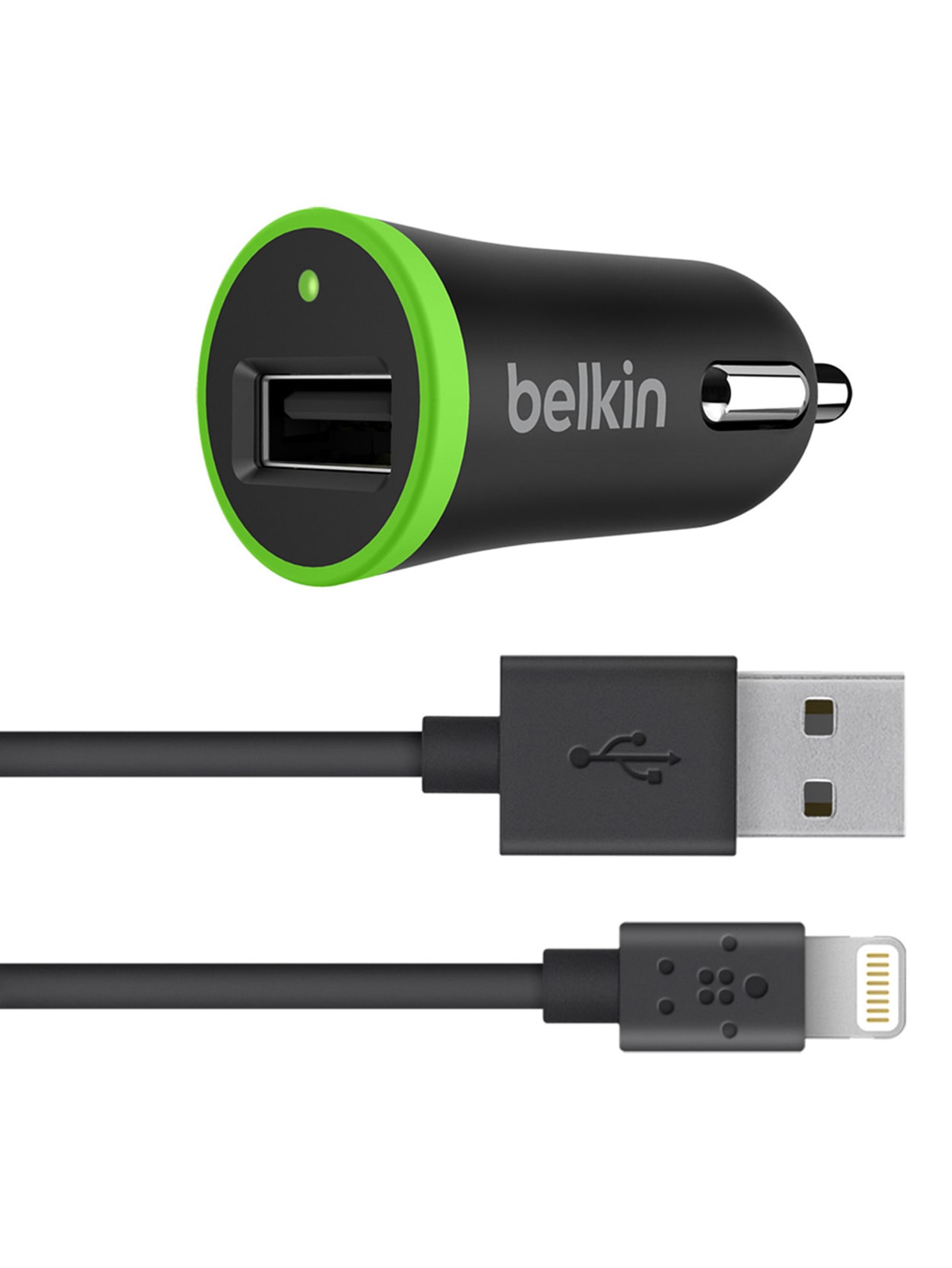Belkin Boost Up Car Charger With Chargesync Cable For Apple