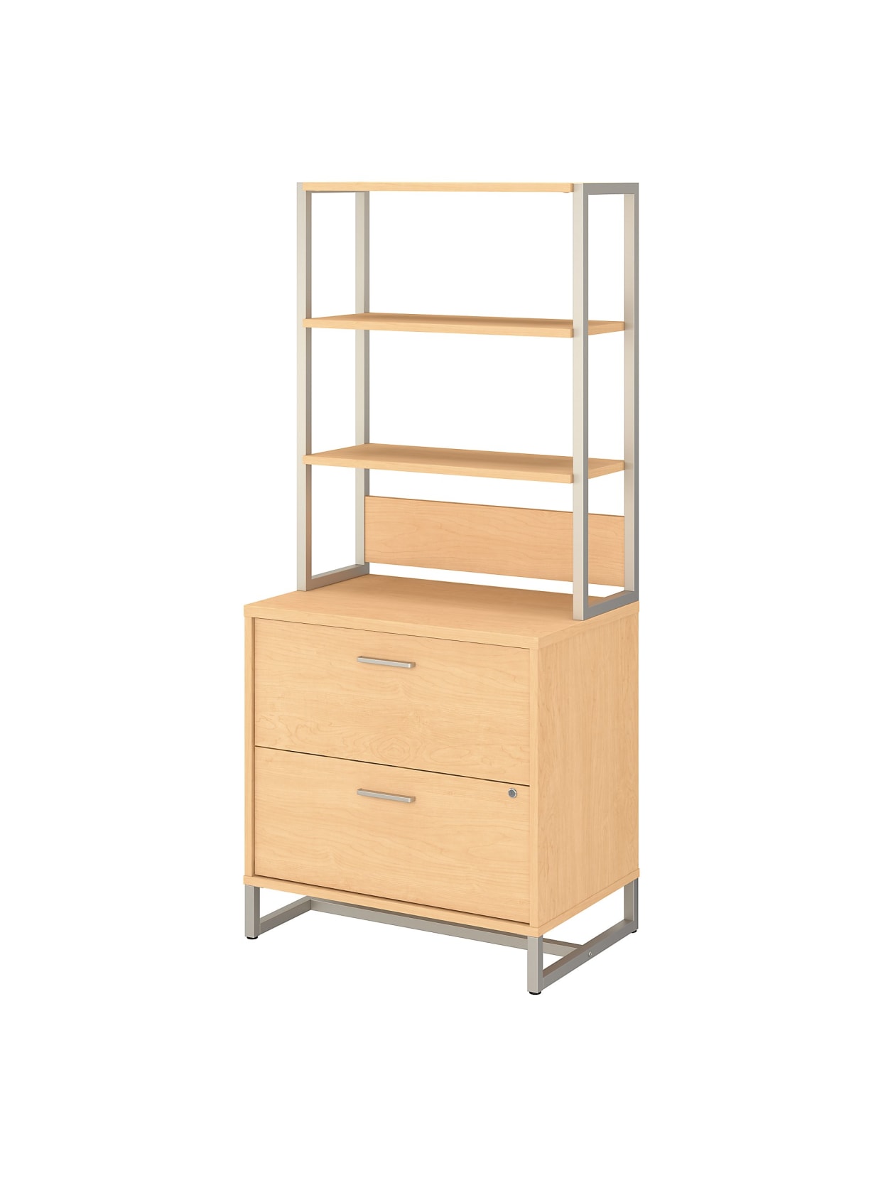 Kathy Ireland File Cabinethutch Maple Office Depot