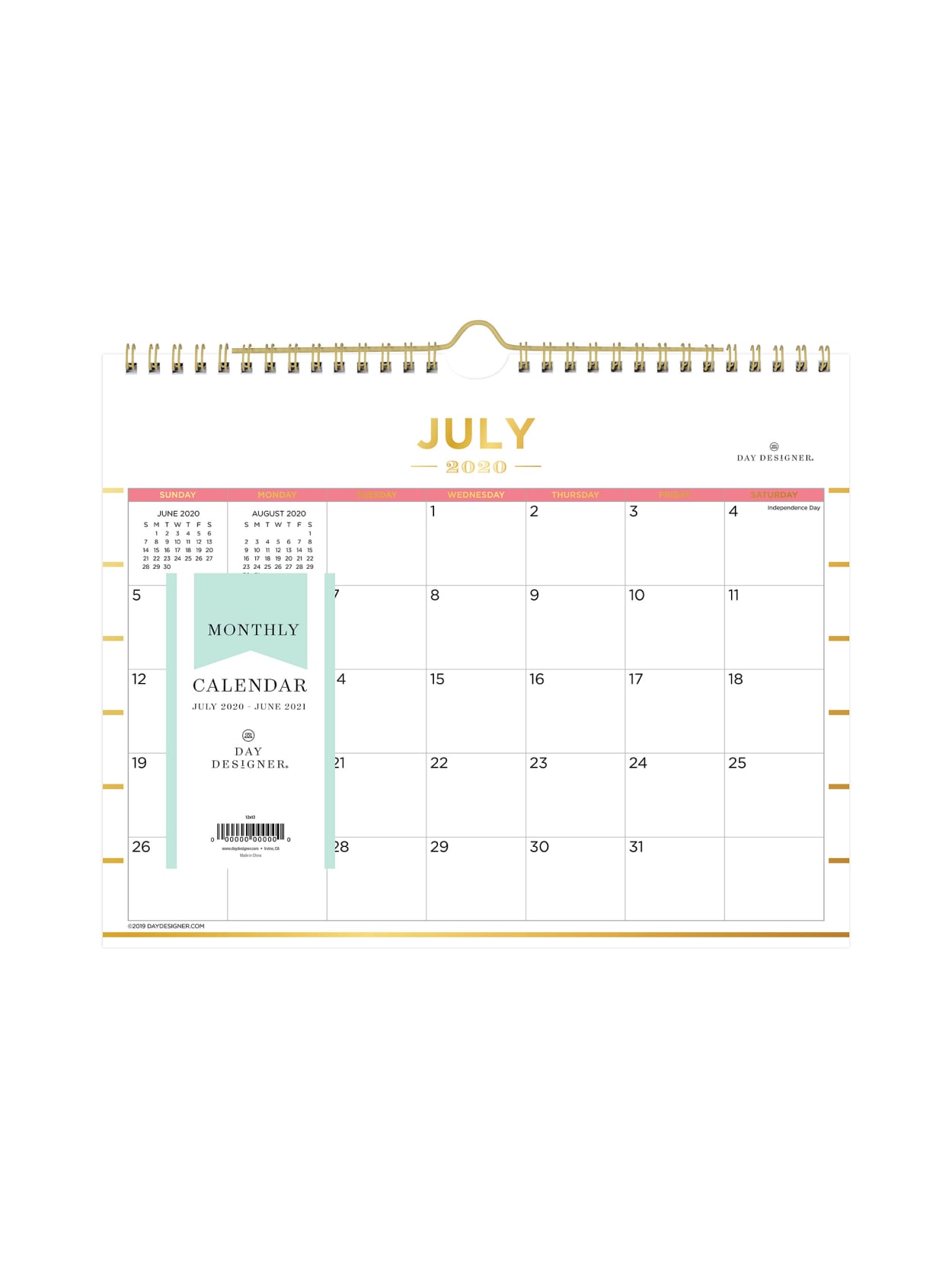 Day Designer Wall Calendar Skinny 120051 Office Depot
