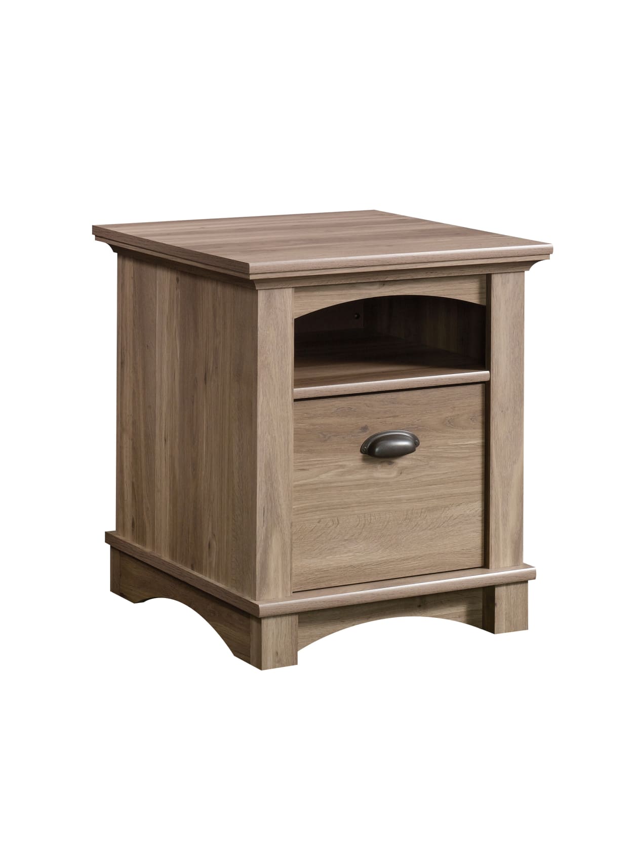 Sauder Harbor View Side Table 24 38 H X 21 34 W X 22 12 D Salt Oak Office Depot