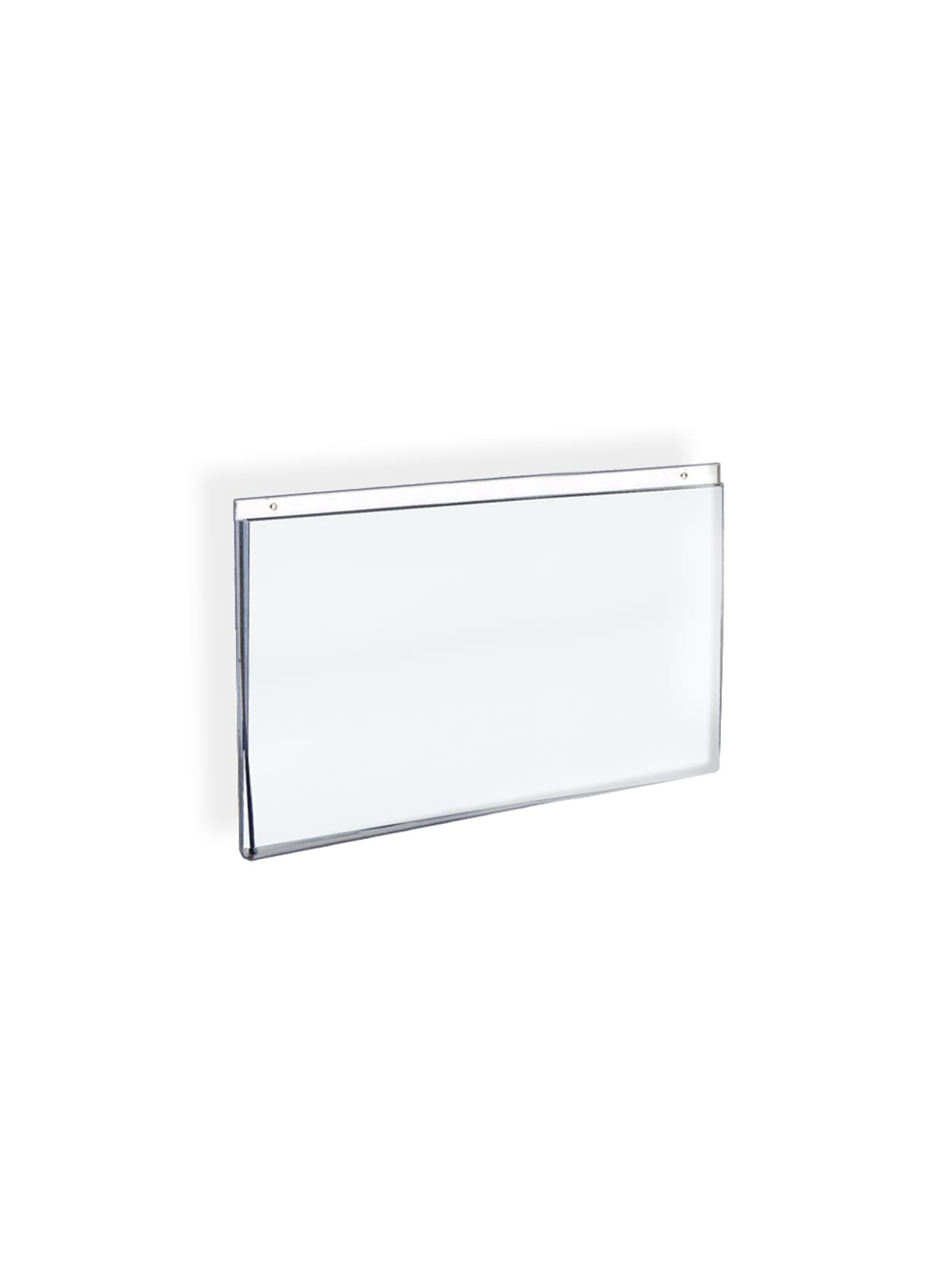 Azar Displays Wall Mount U Frame Acrylic Sign Holders 8 12 X 11 Clear Pack Of 10 Office Depot