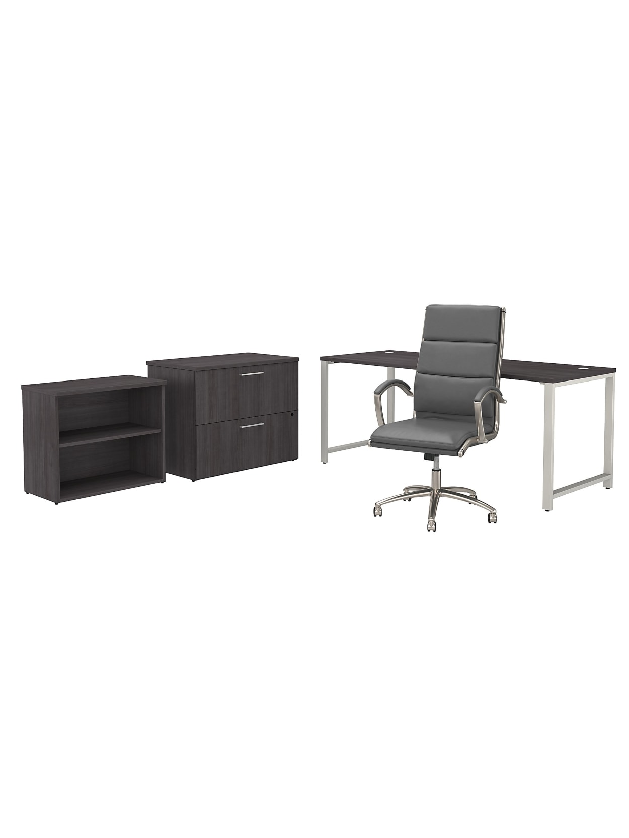 400 72x30 Table Deskchair Set Storm Prem Office Depot
