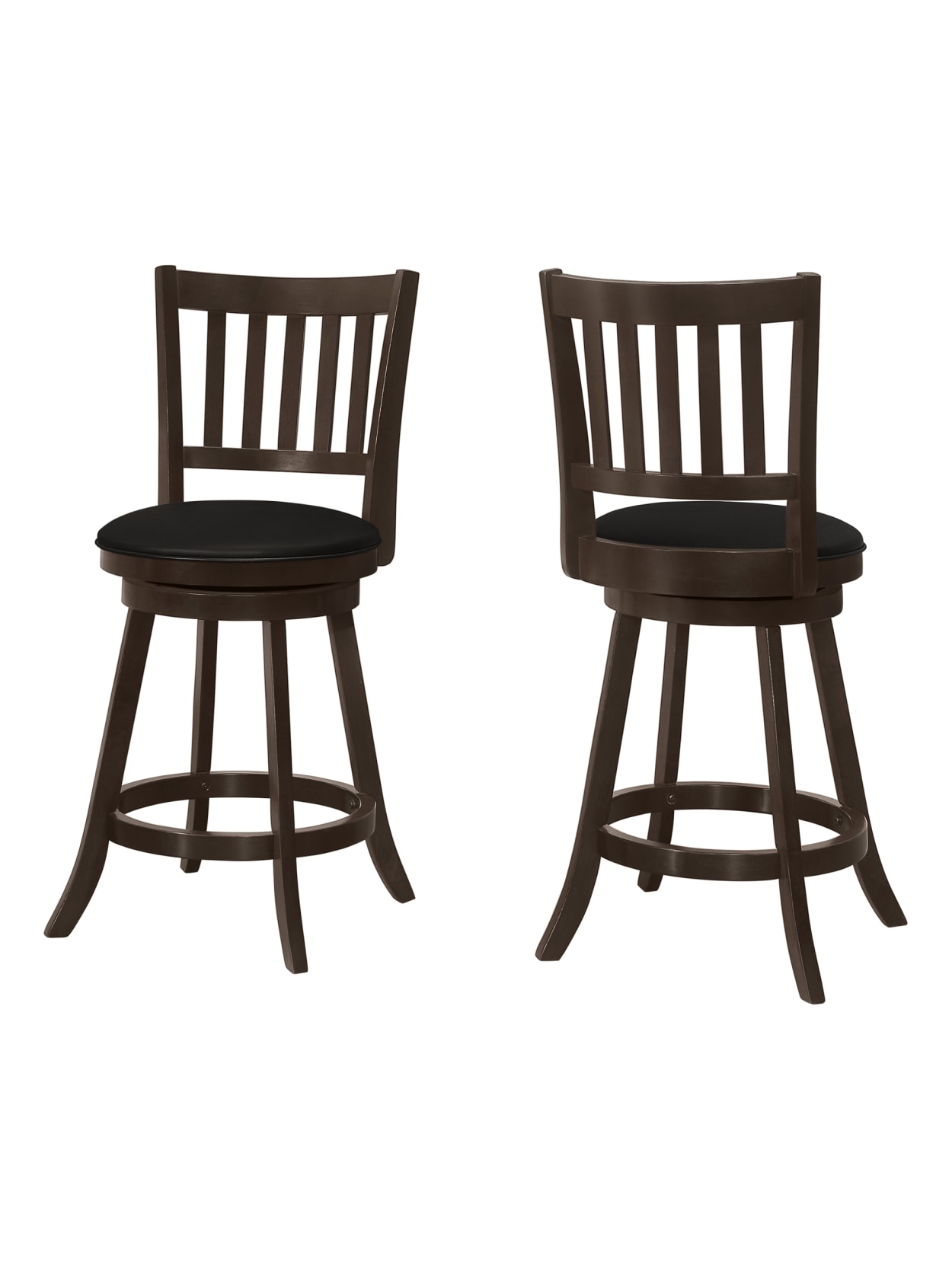 Monarch Specialties Arden Stools Espresso Office Depot