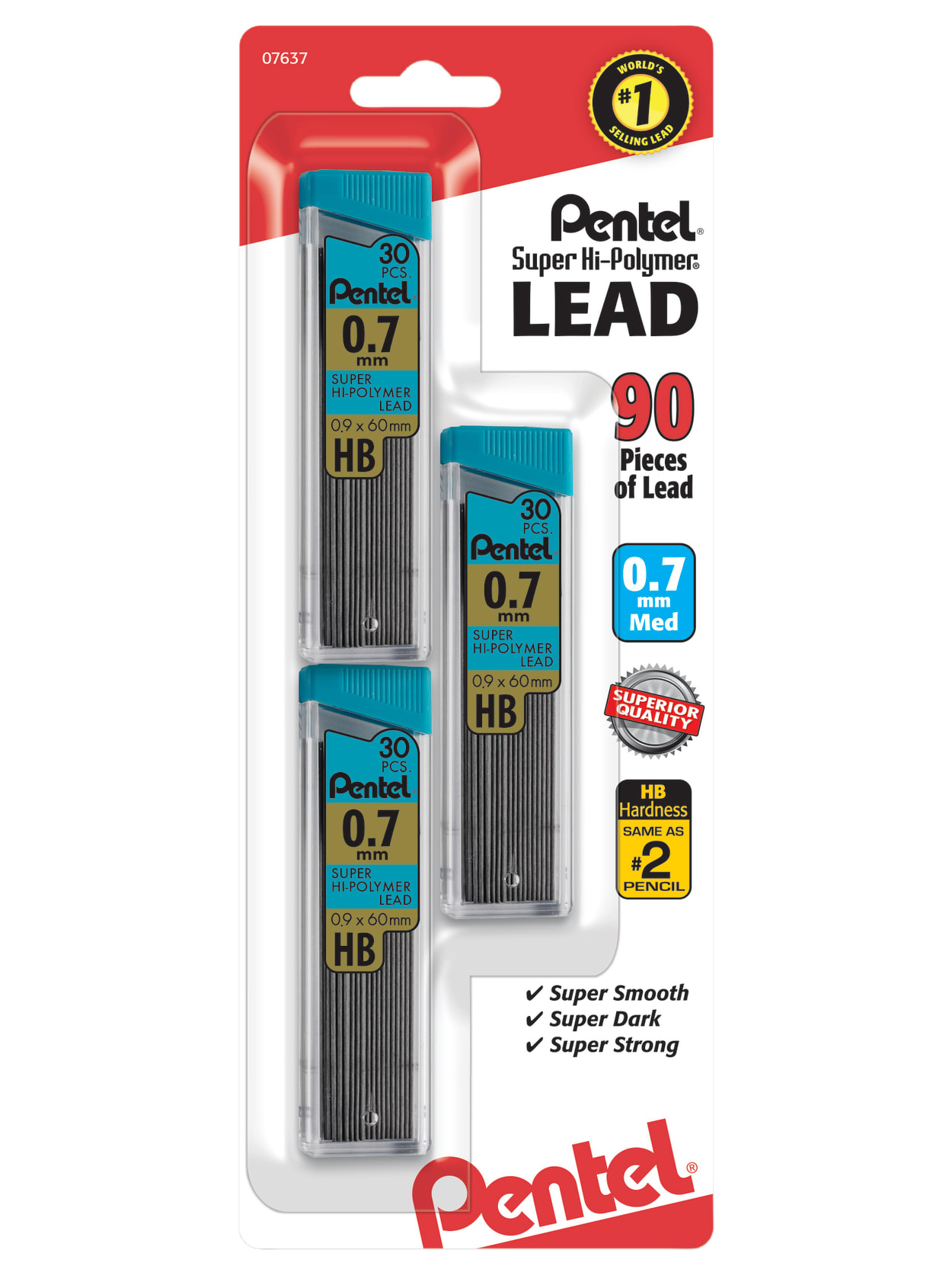 Lead Refill Hb Hardness 7mm 3tb Black Office Depot