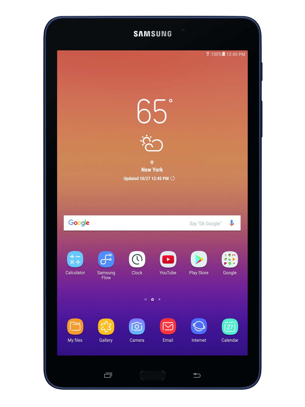 galaxy tab a black screen