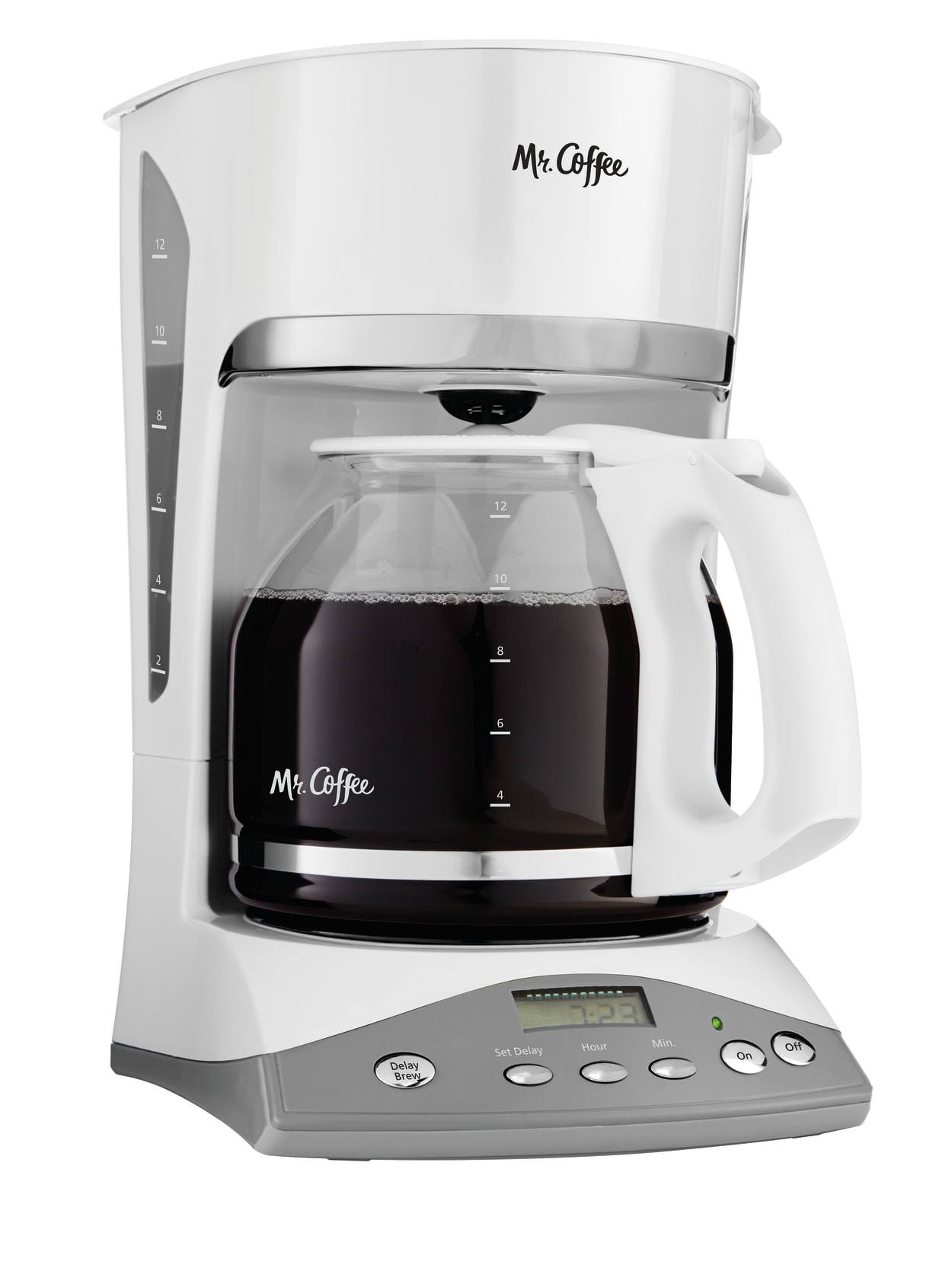 Mr Coffee 12 Cup Programmable Coffee Maker White Office Depot