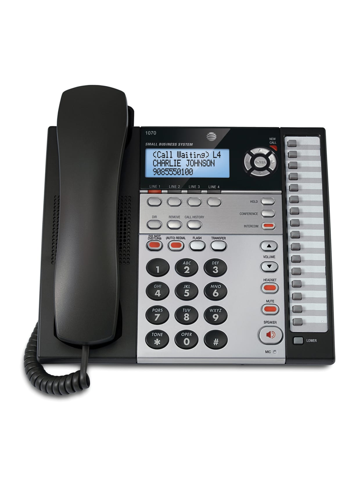 Atandt 1070 4 Line Corded Expandable Speakerphone With Caller