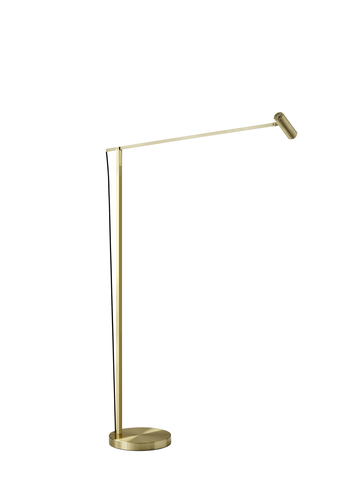 grey and gold floor lamp